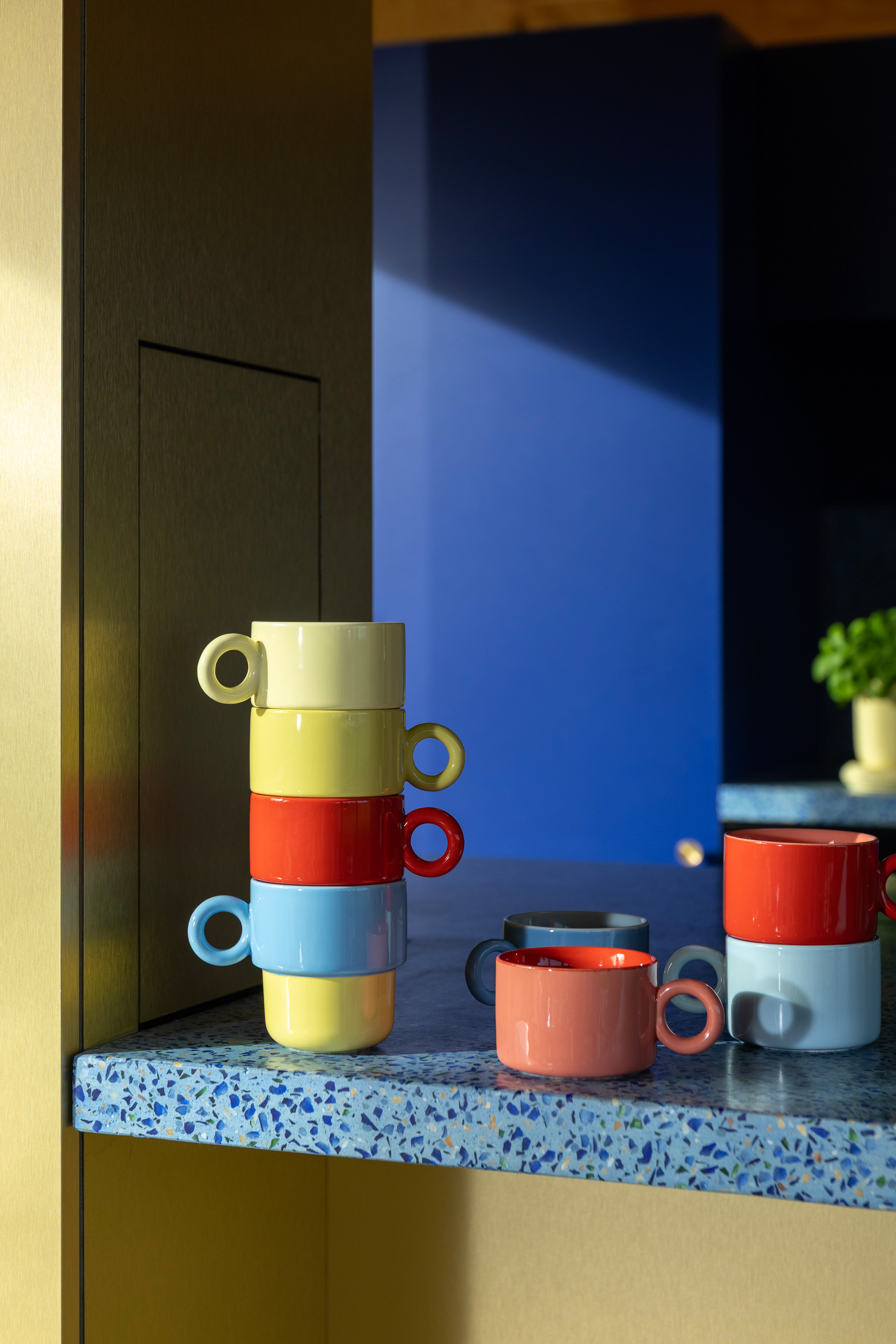 CHIQUITO Cup Set Red Porcelain