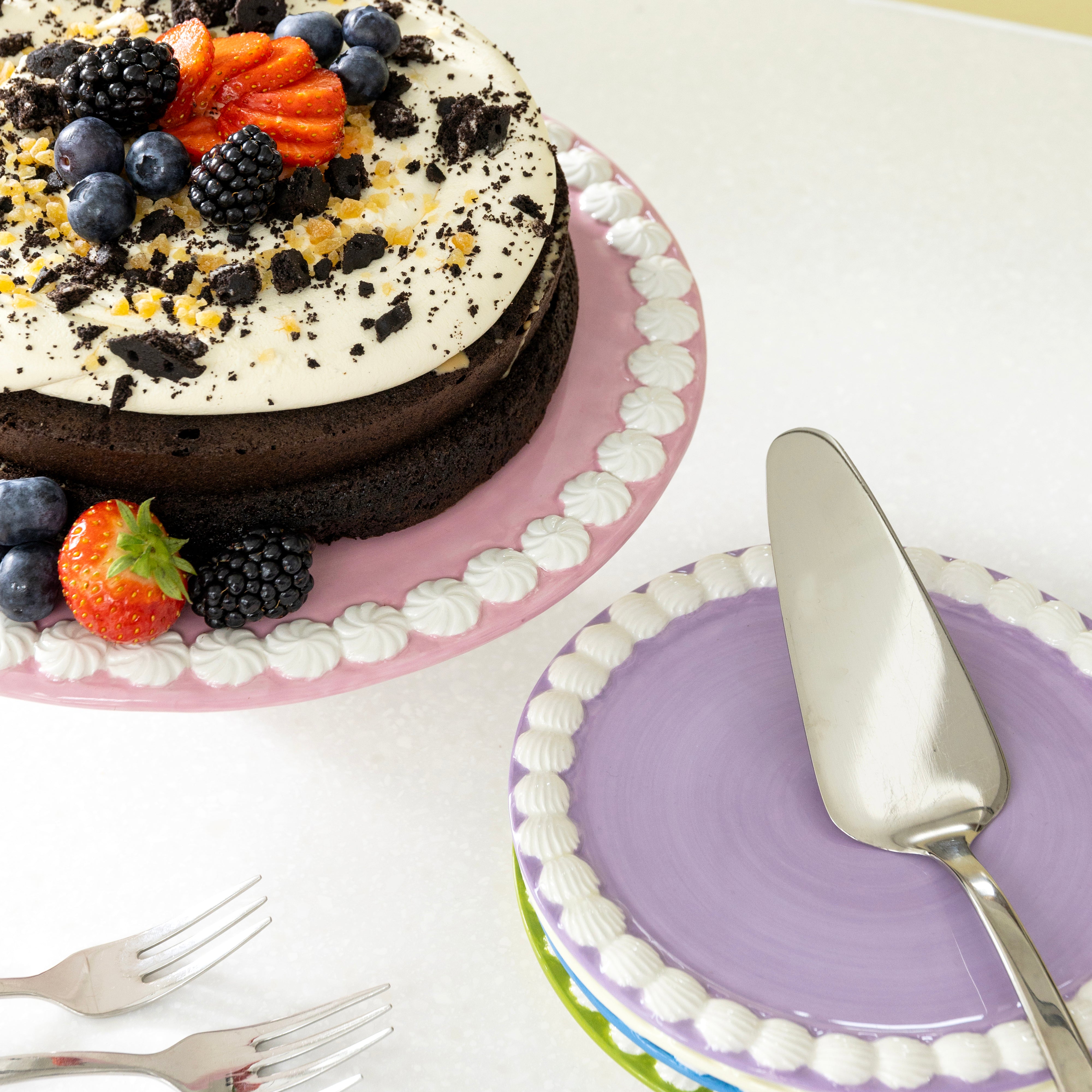 Zestaw talerzy deserowych WHIP kolorowy