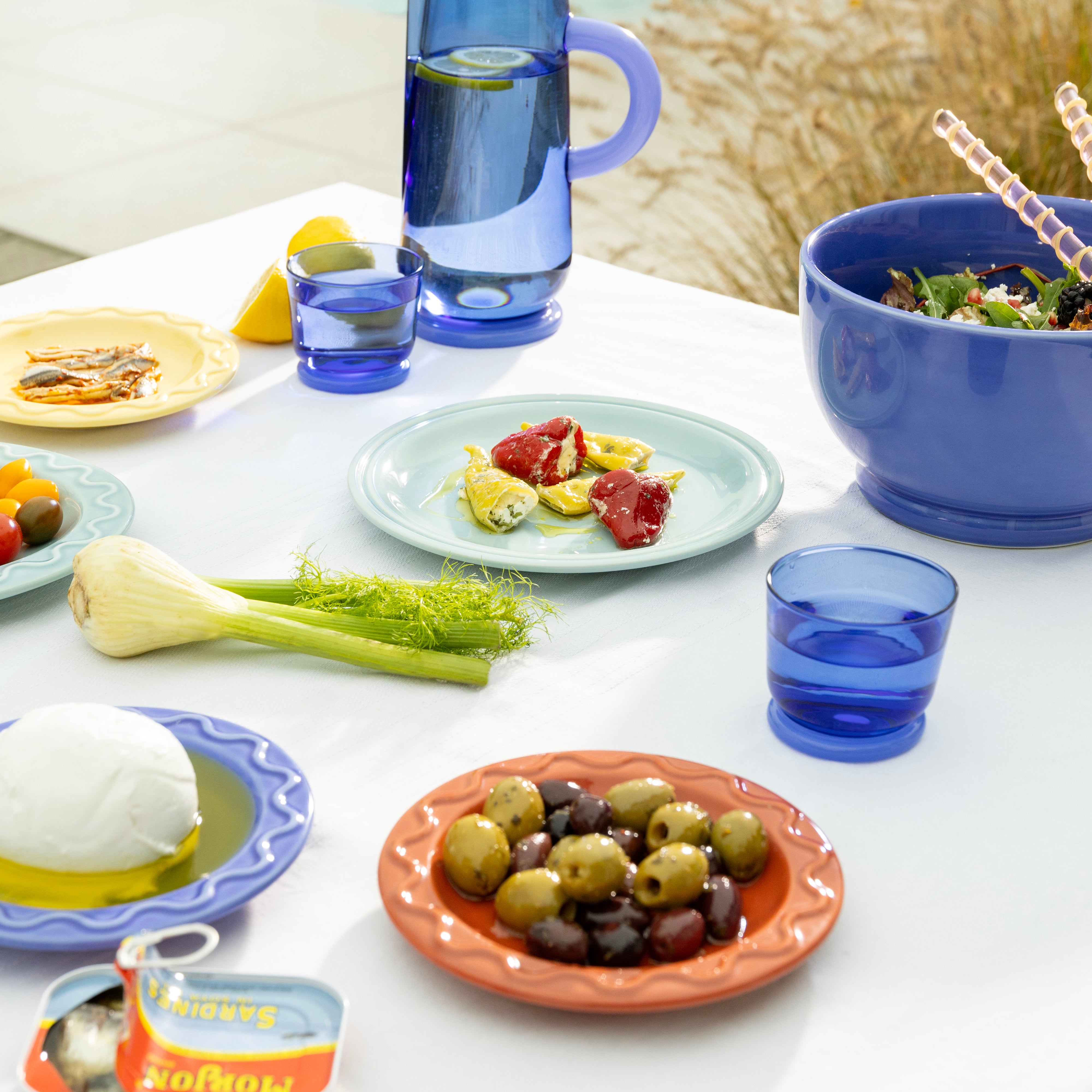 Miska MOCHI niebieska porcelana