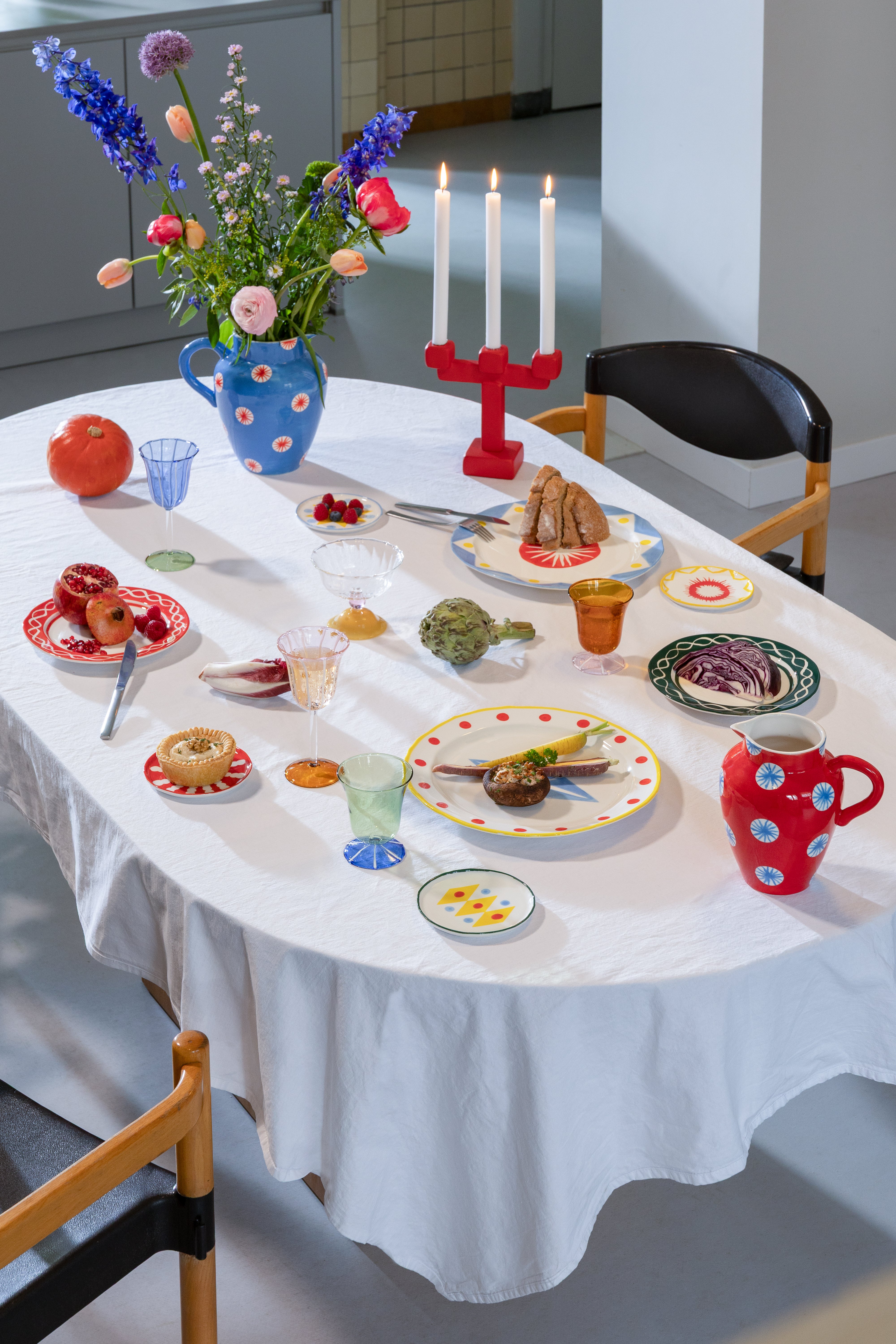 Talerz obiadowy FESTIVO STAR porcelanowy