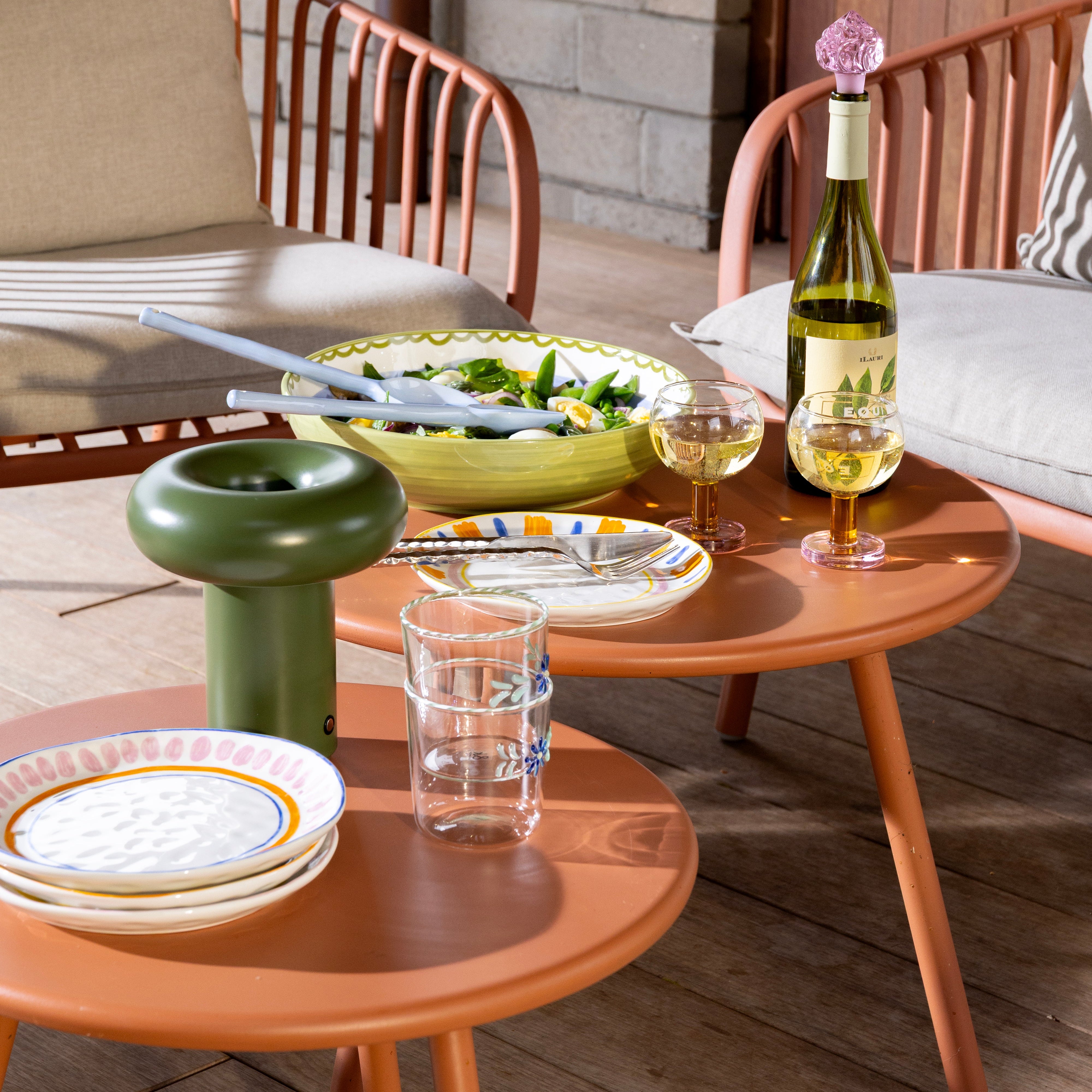 Lampa przenośna GLIMPSE ciemnozielony