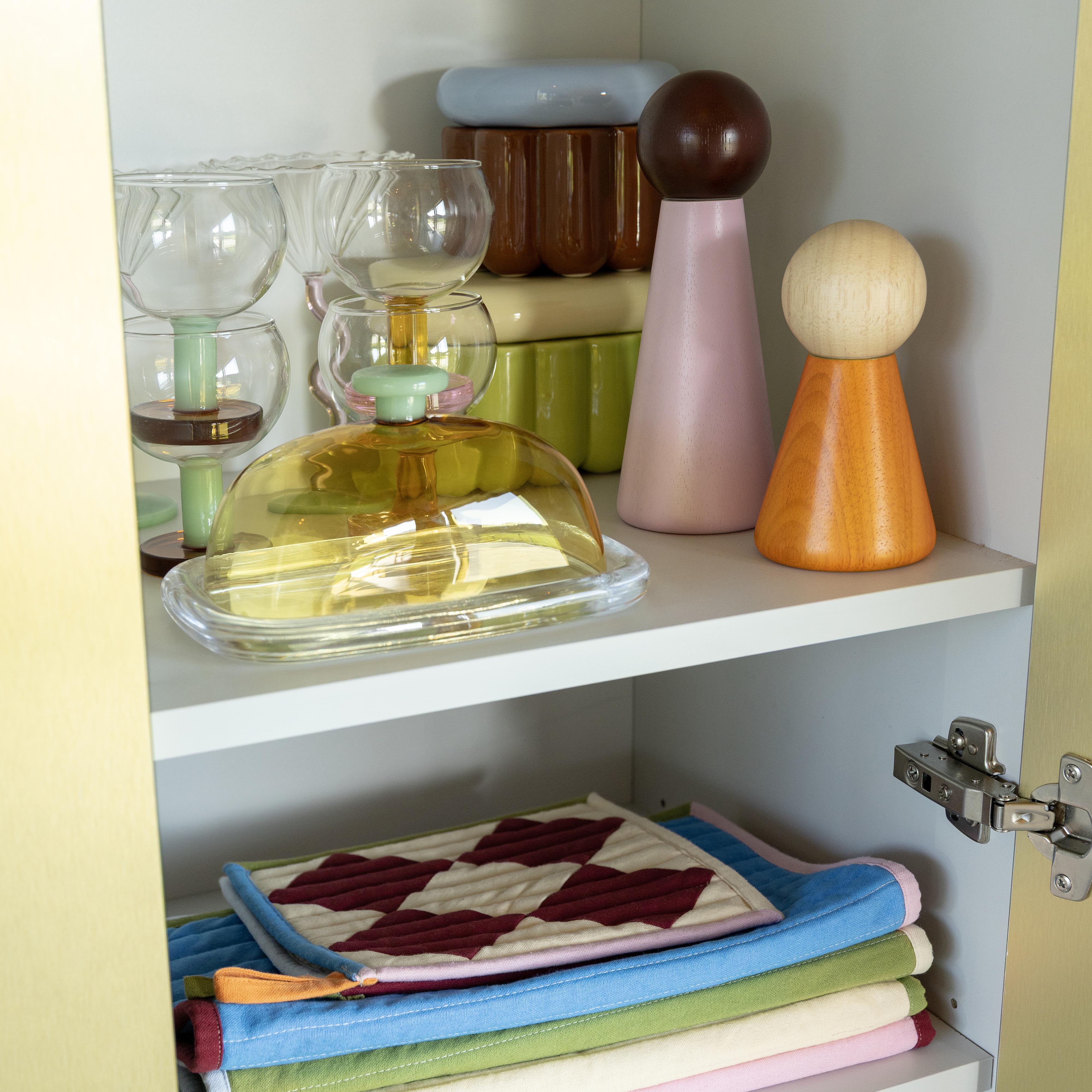 Młynek do przypraw HALMA LARGE różowy z burgundowym