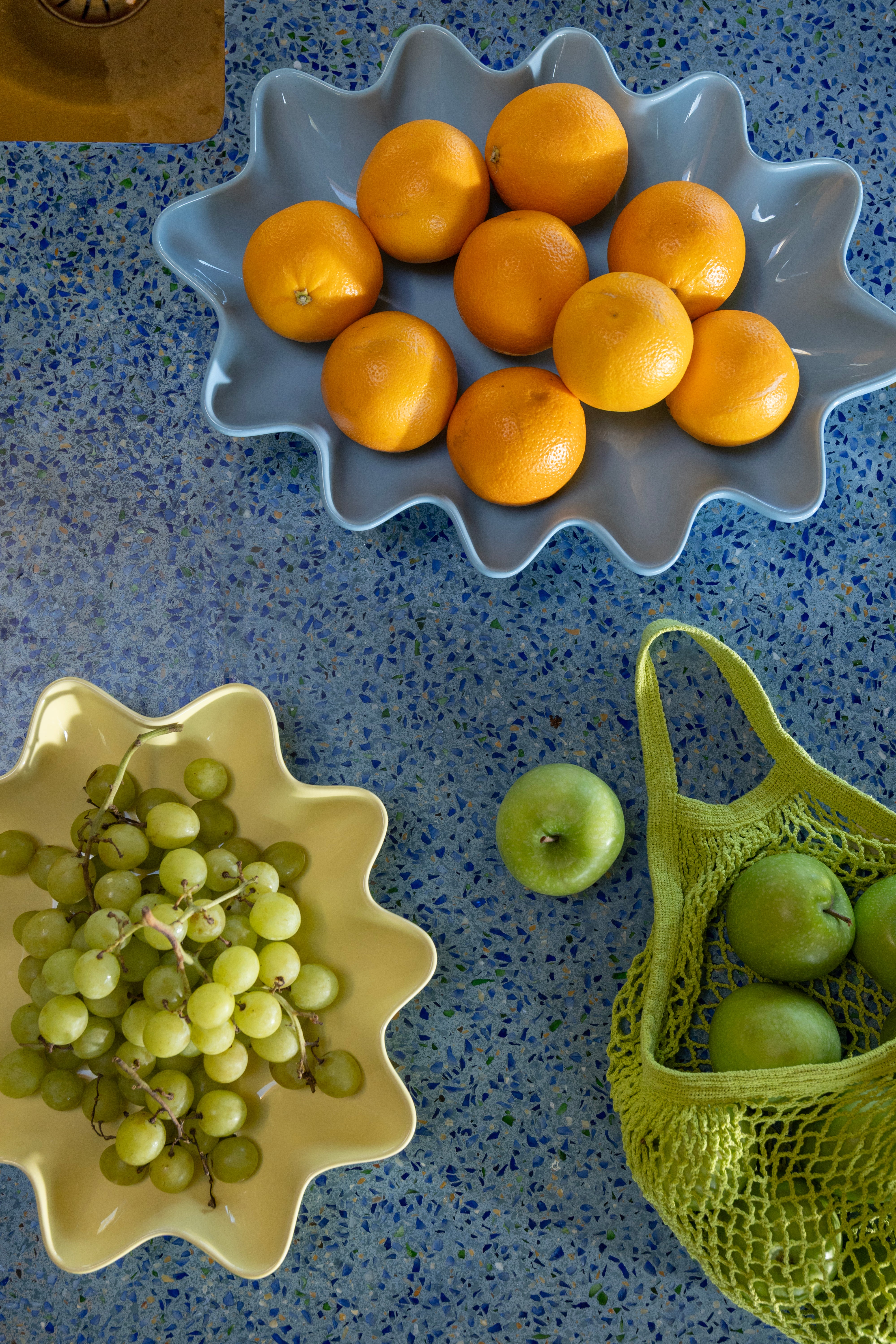 Półmisek SUN OVAL niebieski