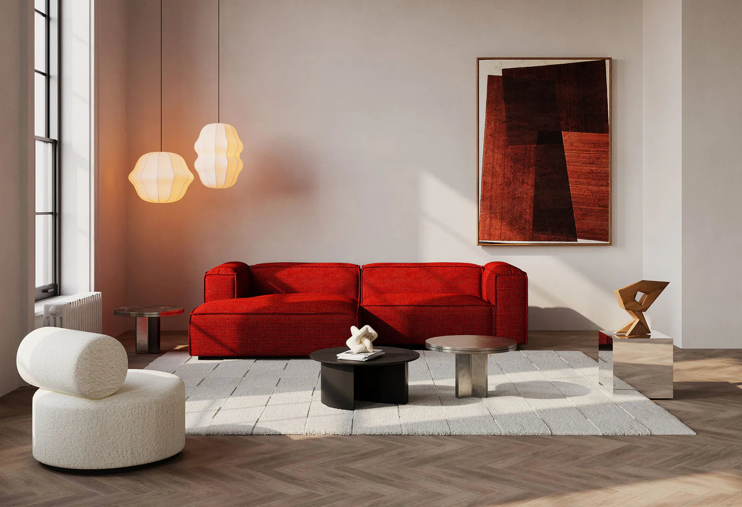 BISE White Pendant Lamp