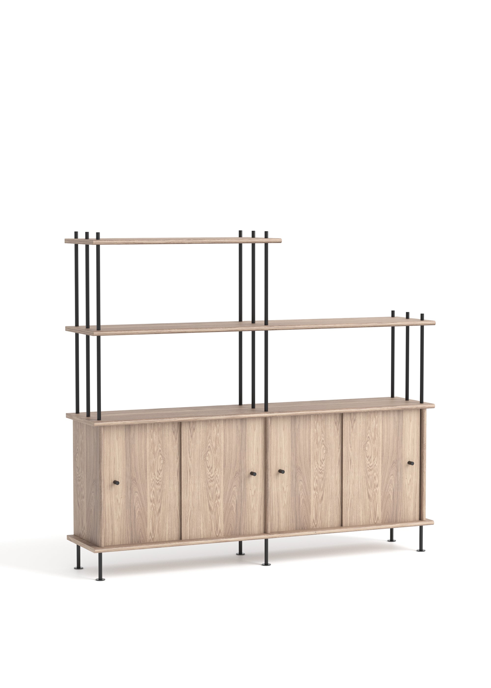 BAVA Cabinet 160 Bleached Oak Wood