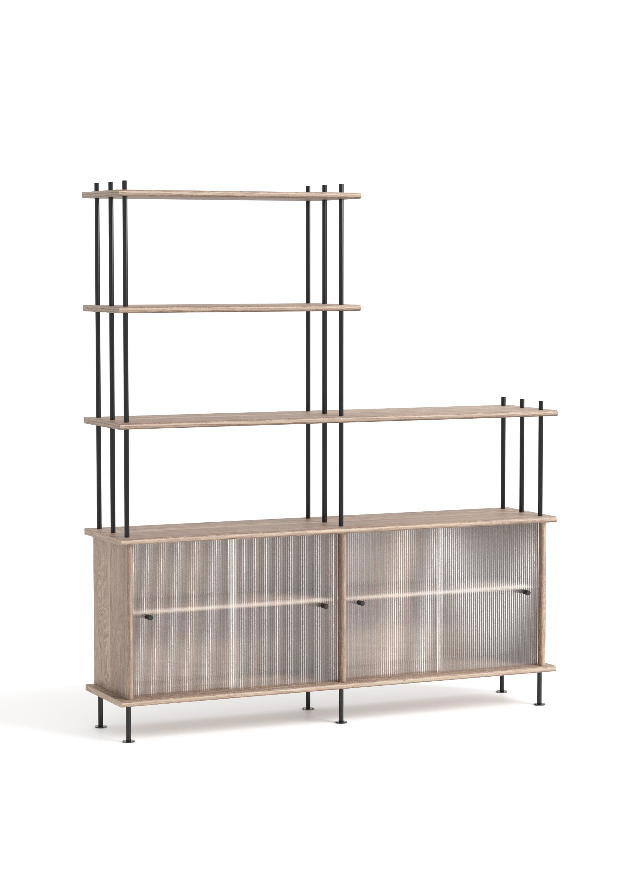 BAVA Cabinet 160 Bleached Oak Wood