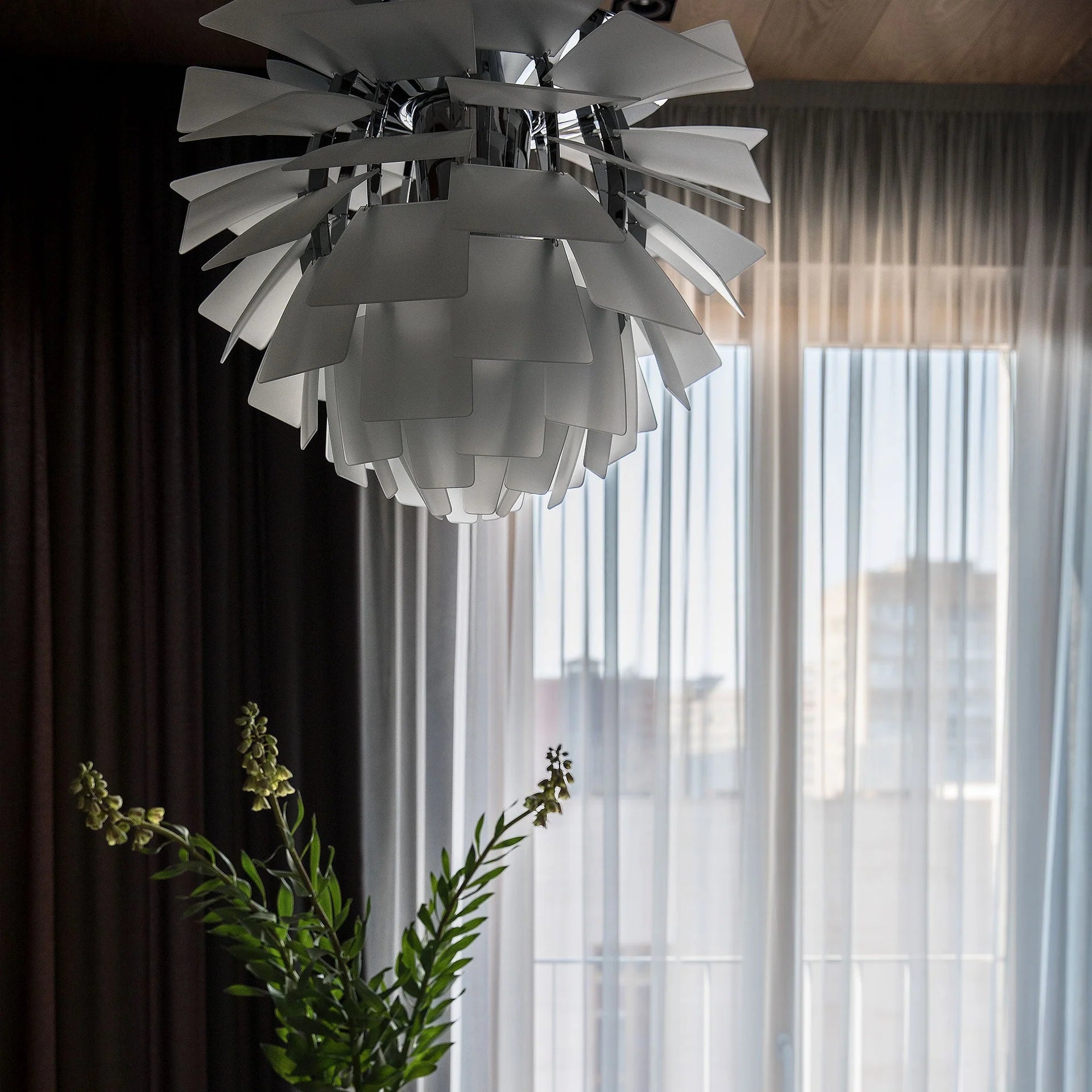 PH ARTICHOKE GLASS pendant lamp white