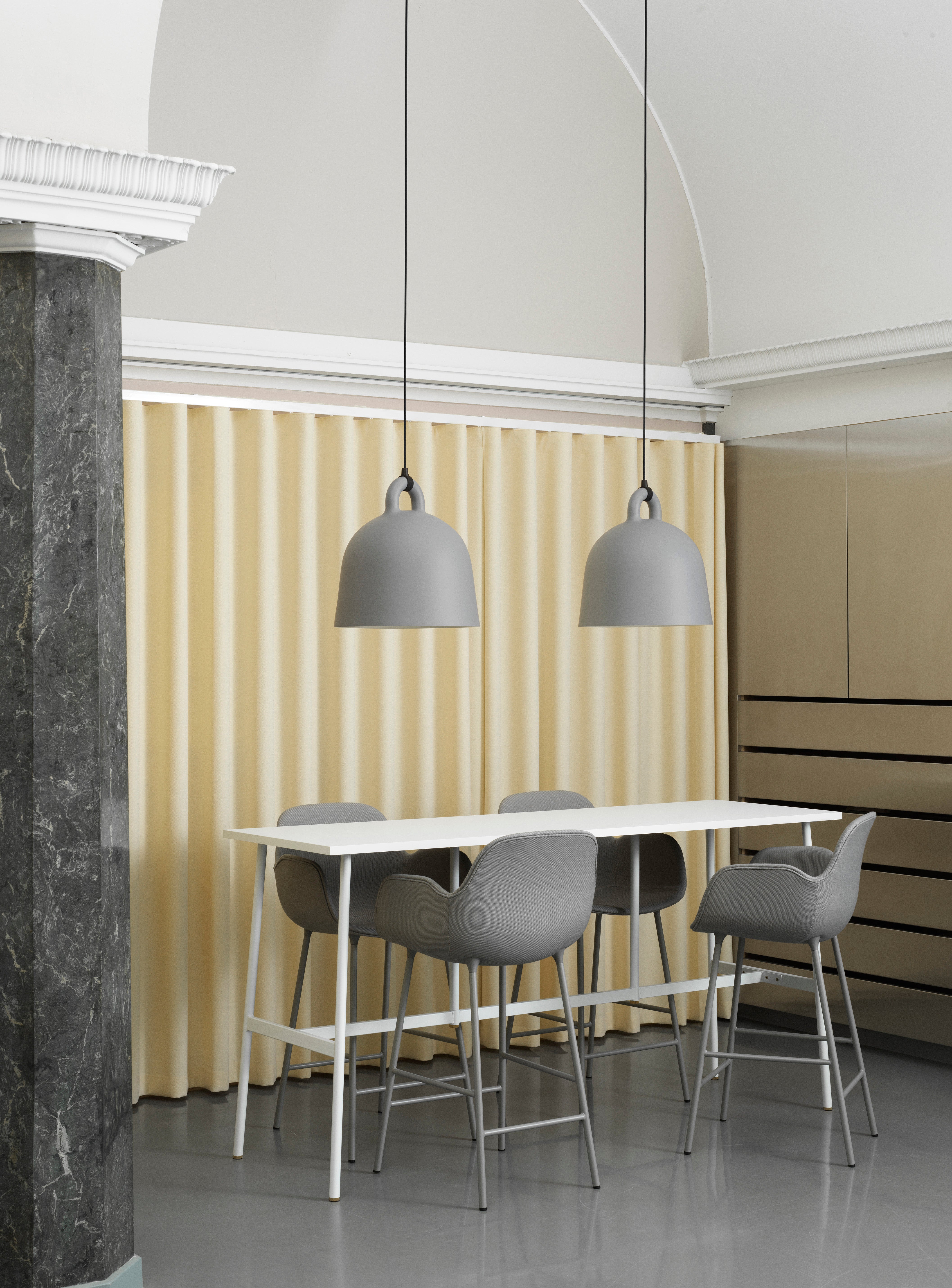 Lampa wisząca BELL szary