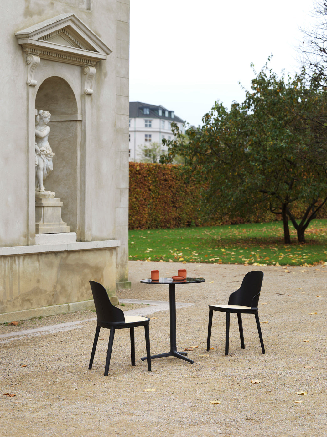 Allez PP Black Stuhl mit Wicker