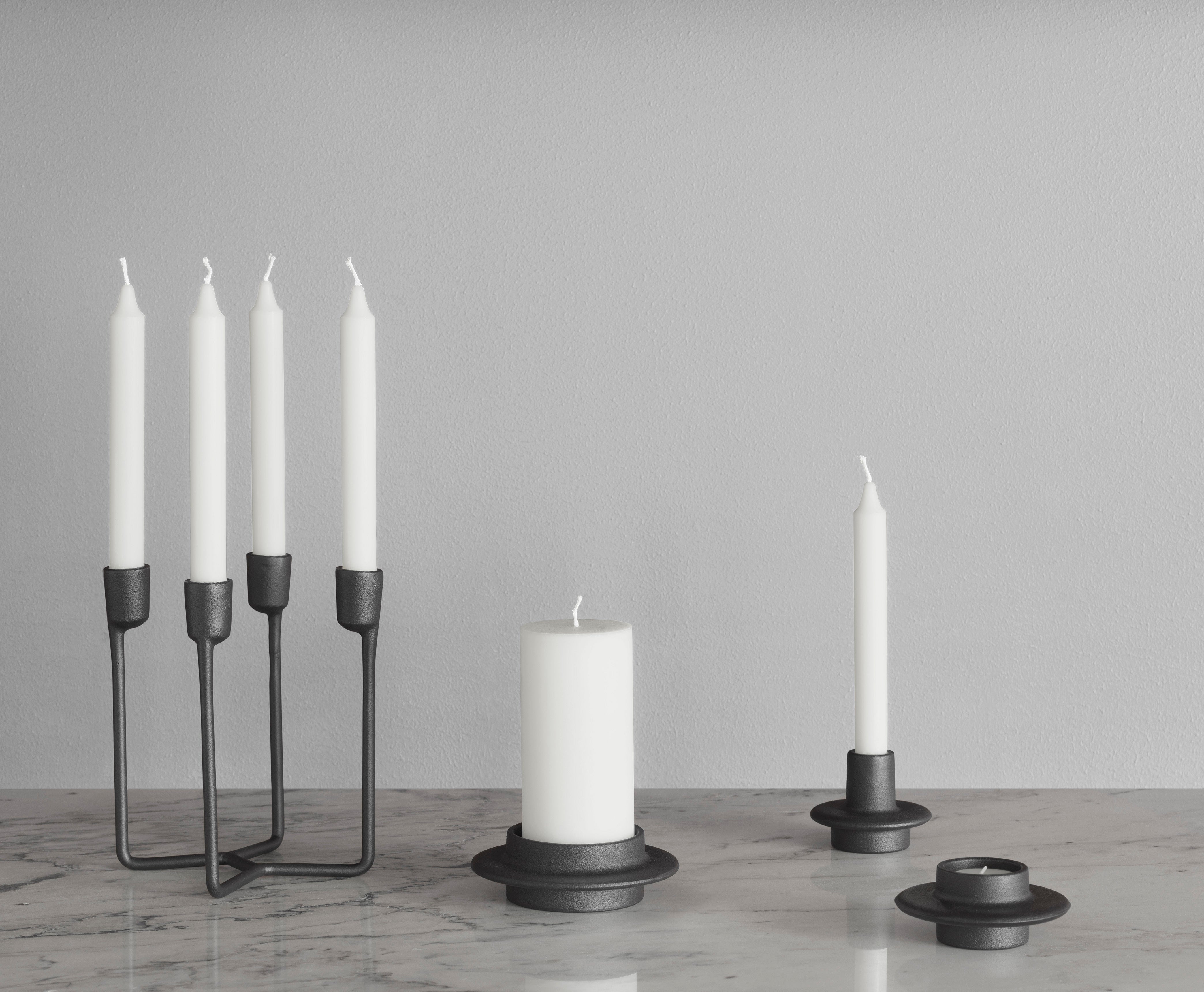 Świecznik HEIMA TEALIGHT czarne żeliwo