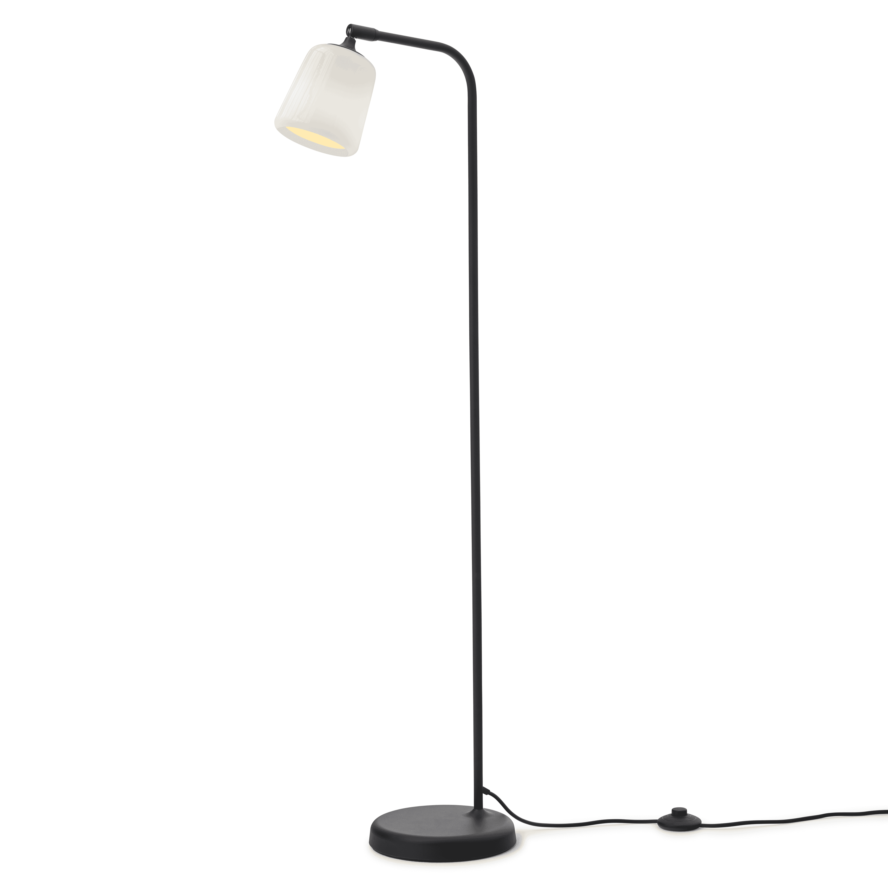 Stehlampe zum Lesen MATERIAL weiß opalisierend