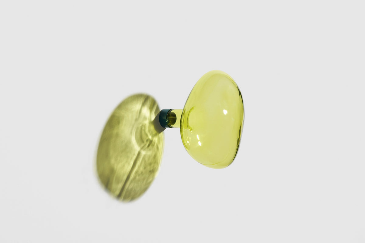 Wieszak ścienny BUBBLE limonkowy