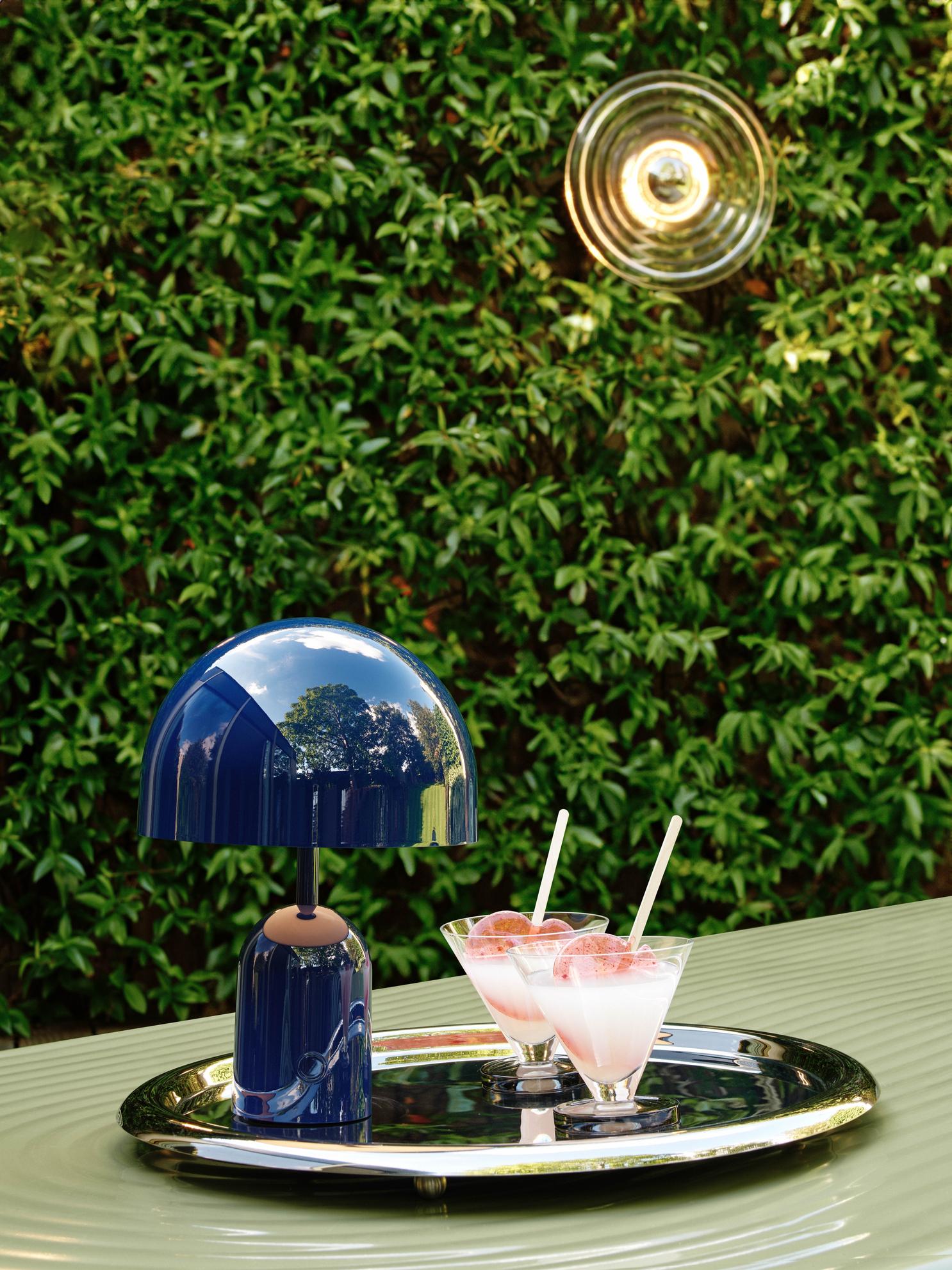Portable table lamp BELL blue