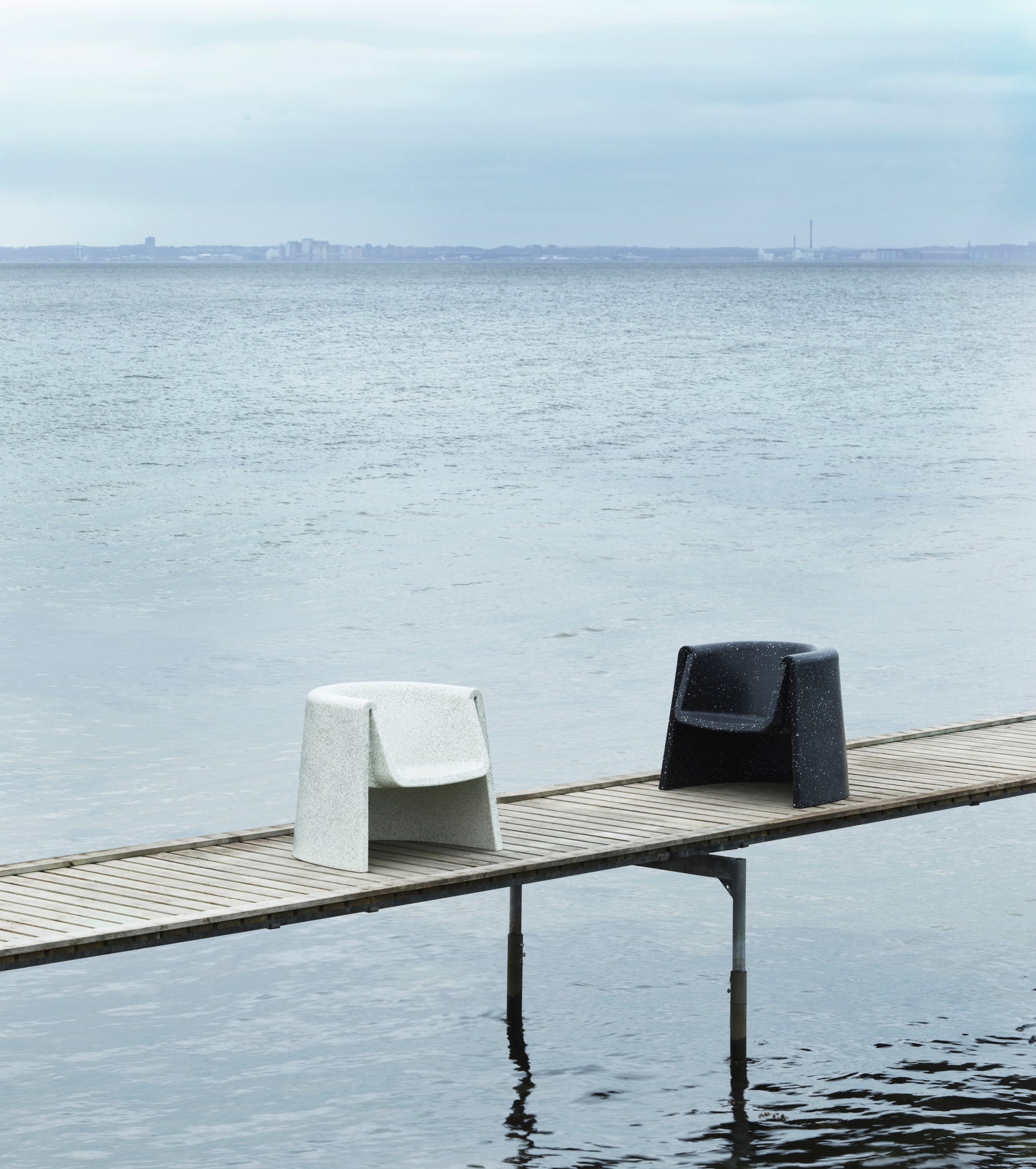 Black bit armchair