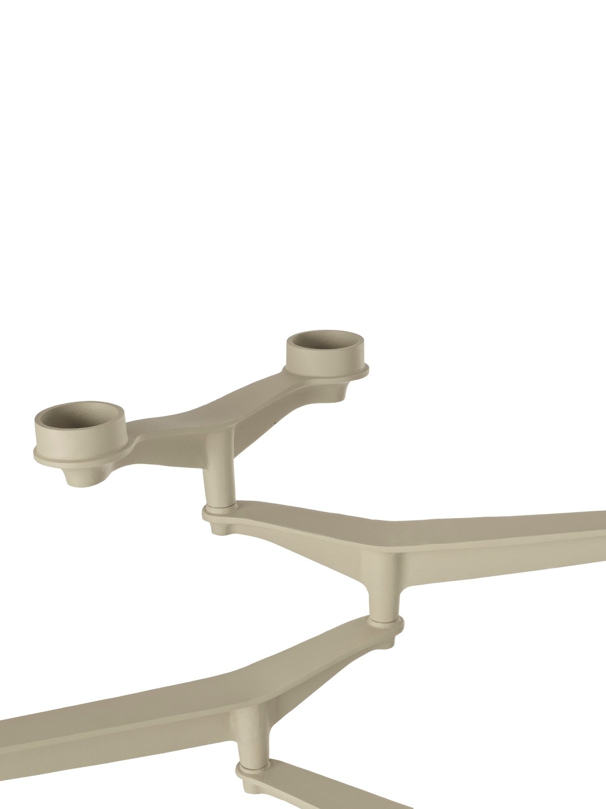 Kerzenhalter SPIN cremefarben