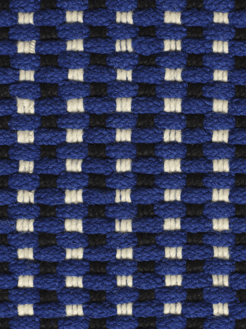 Außenteppich CORD blau