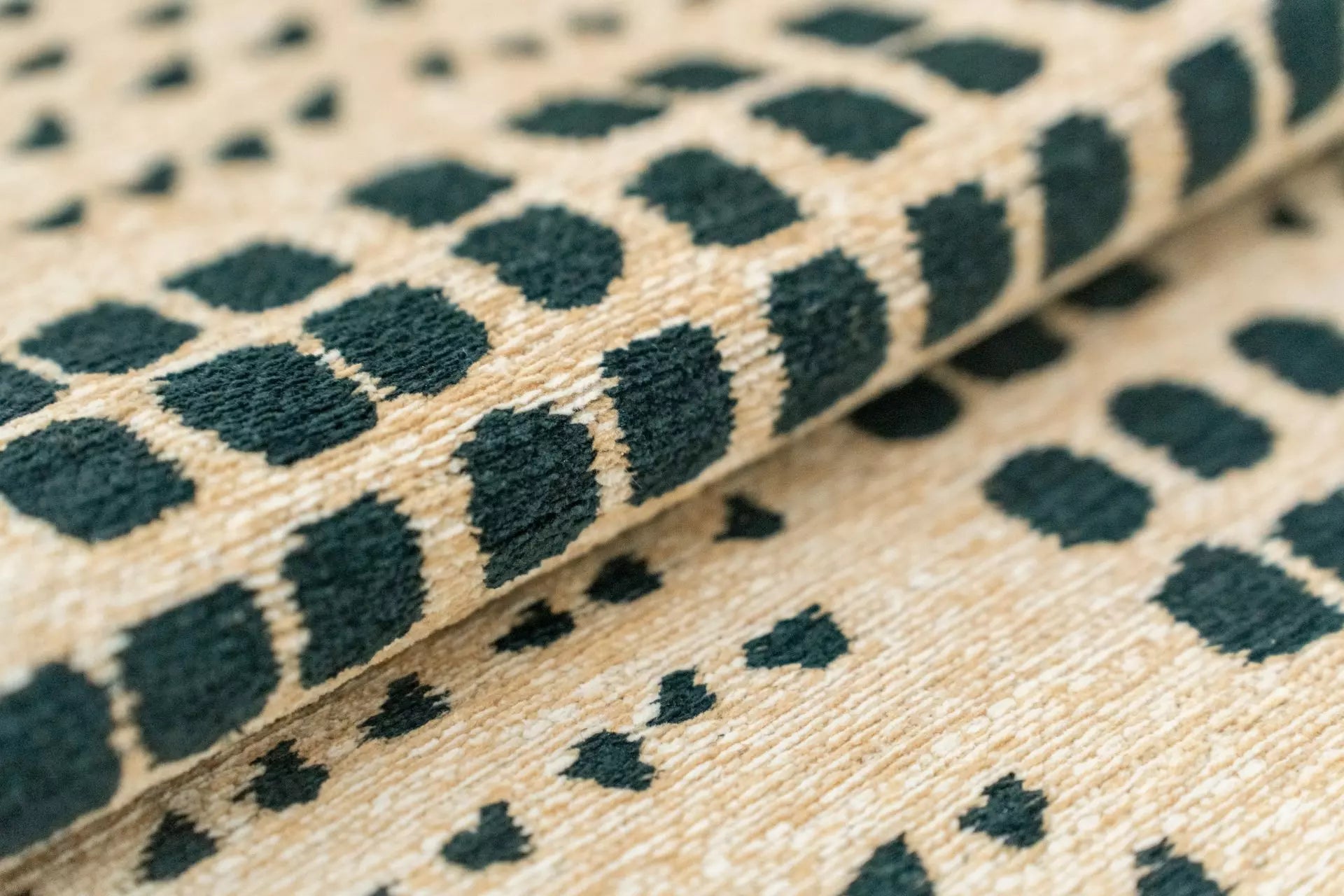 Teppich ZEN beige mit grünem