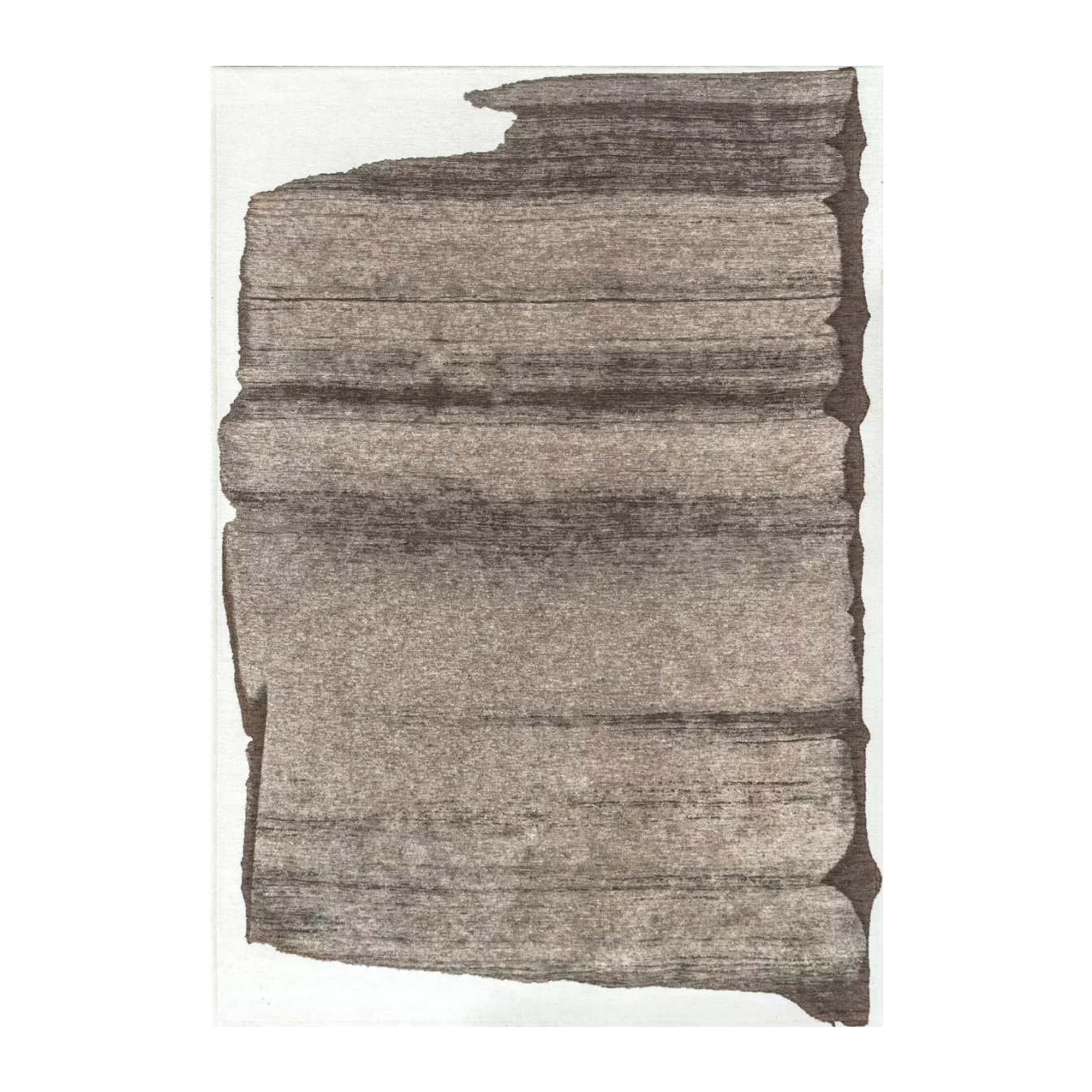 Dywan BRUSH beżowy z brązowym