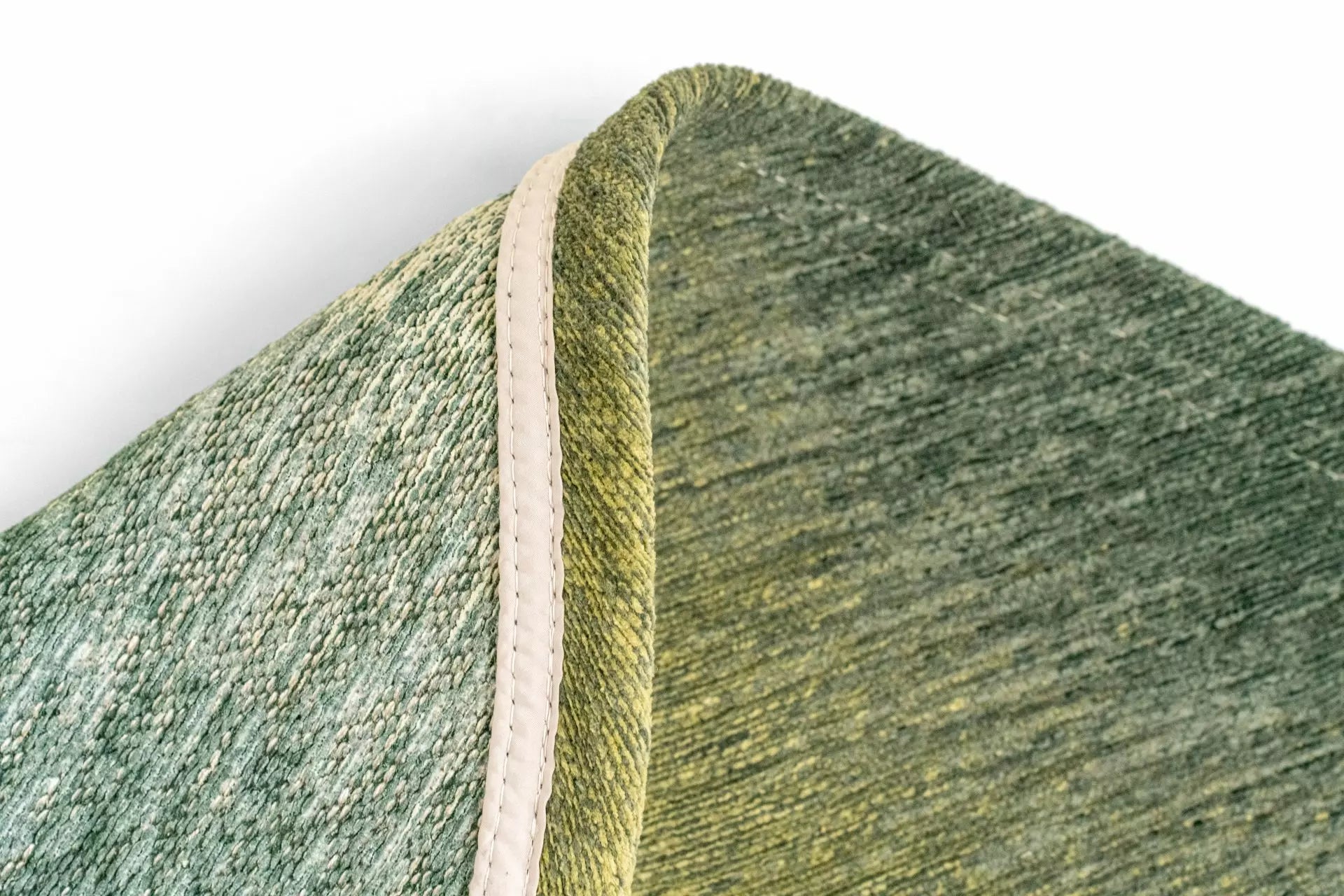 Dywan owalny AQUARELLE LEAF zielony z żółtym