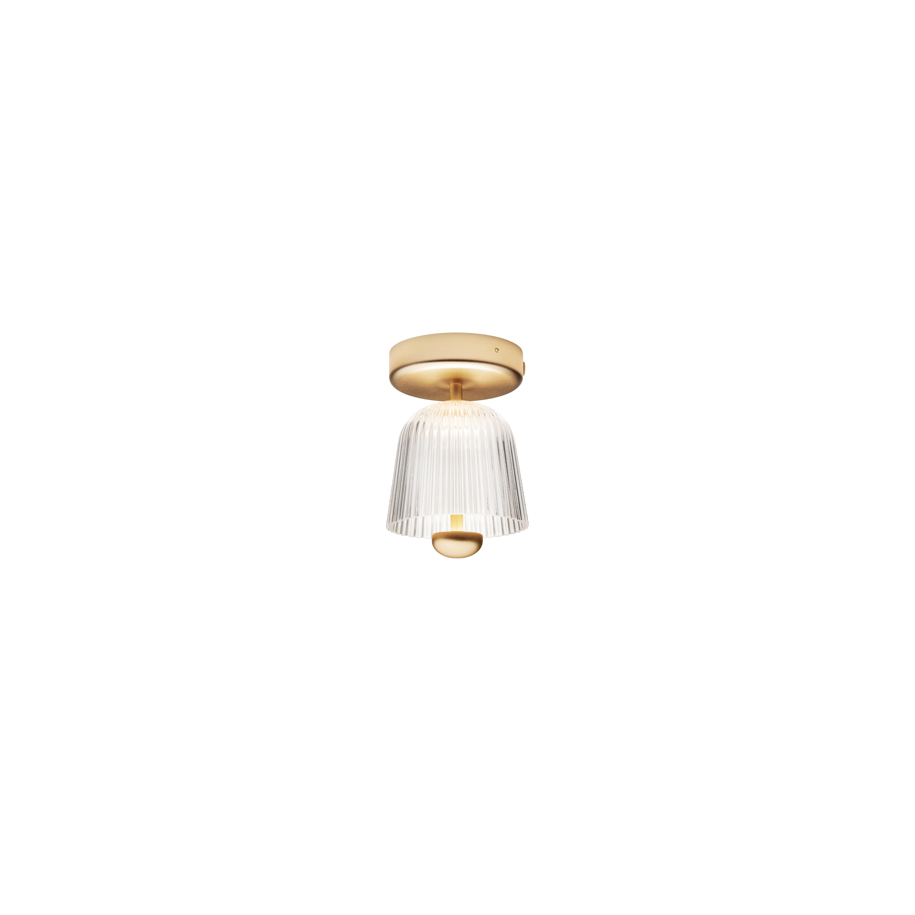ASTEEA Ceiling Lamp Gold with Transparent