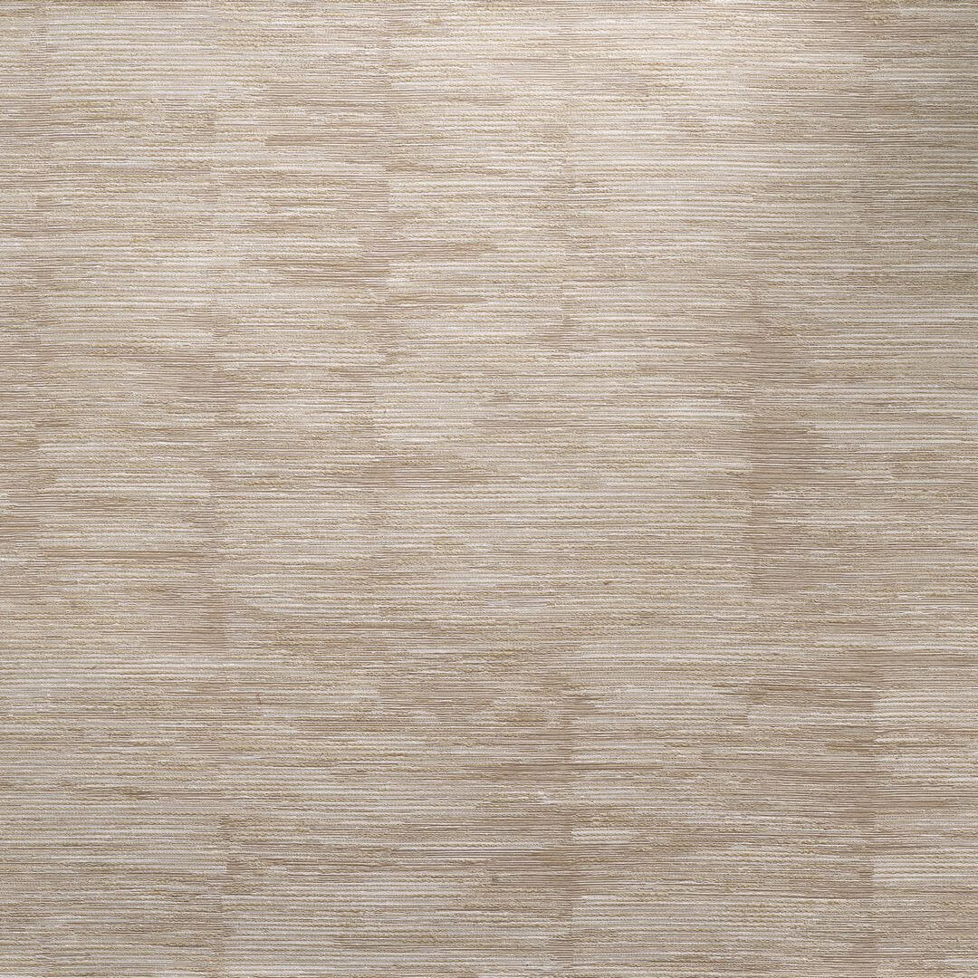 Tapeta tekstylna strukturalna w prążki ALCHEMILLA - IVOIRE/SABLE kość słoniowa z beżowym