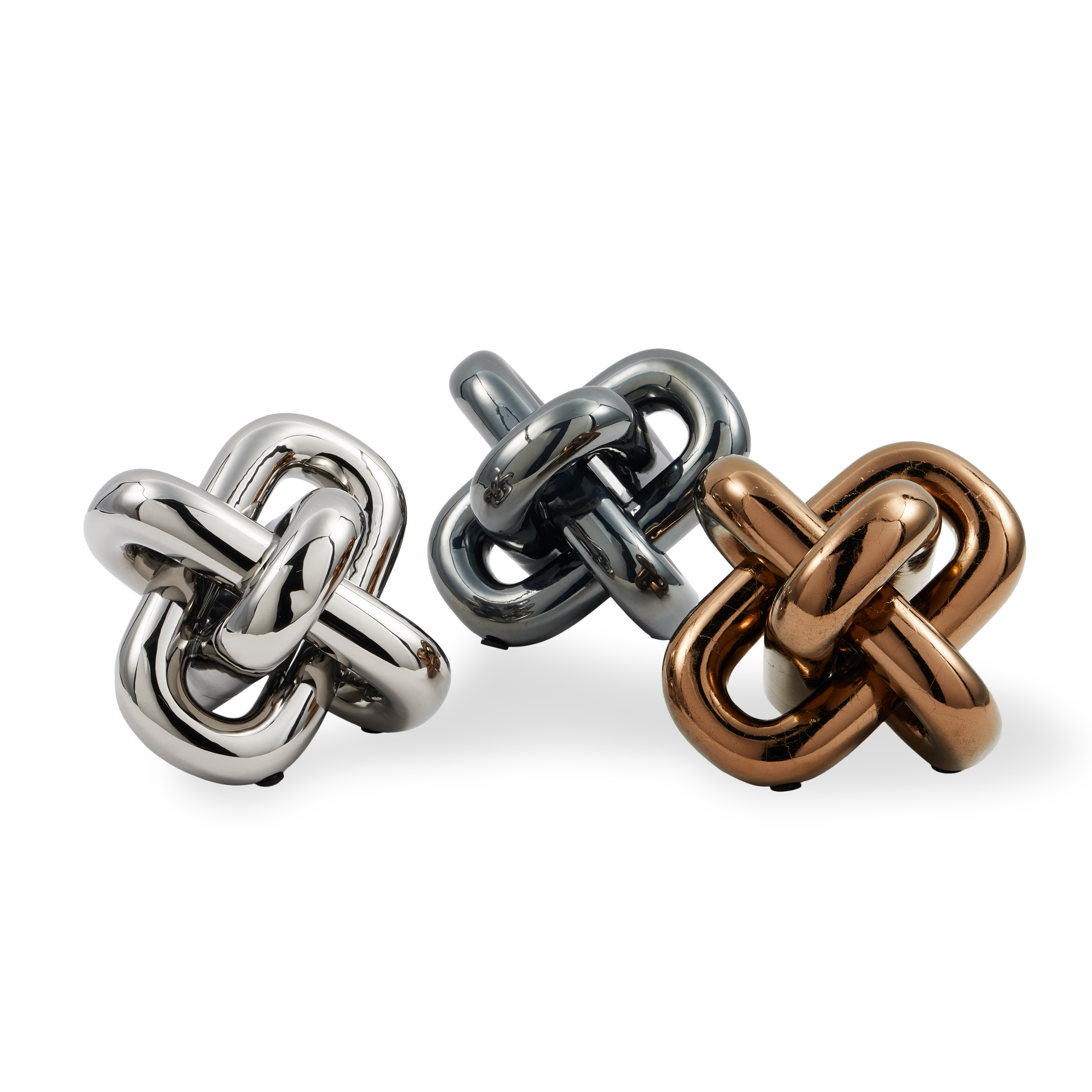 Figurka dekoracyjna MOVING CHAIN miedziany