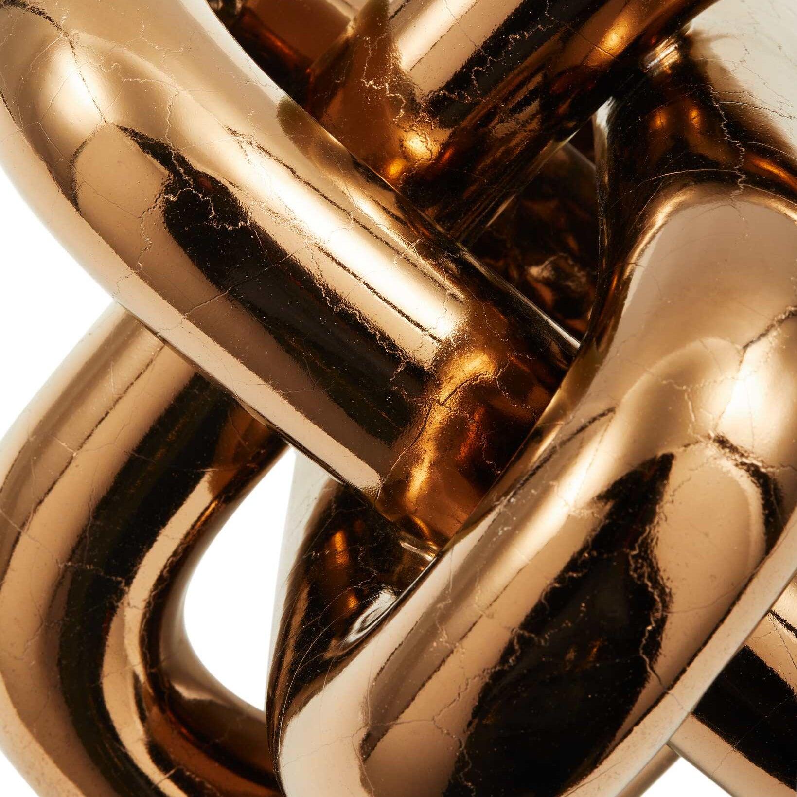 Figurka dekoracyjna MOVING CHAIN miedziany