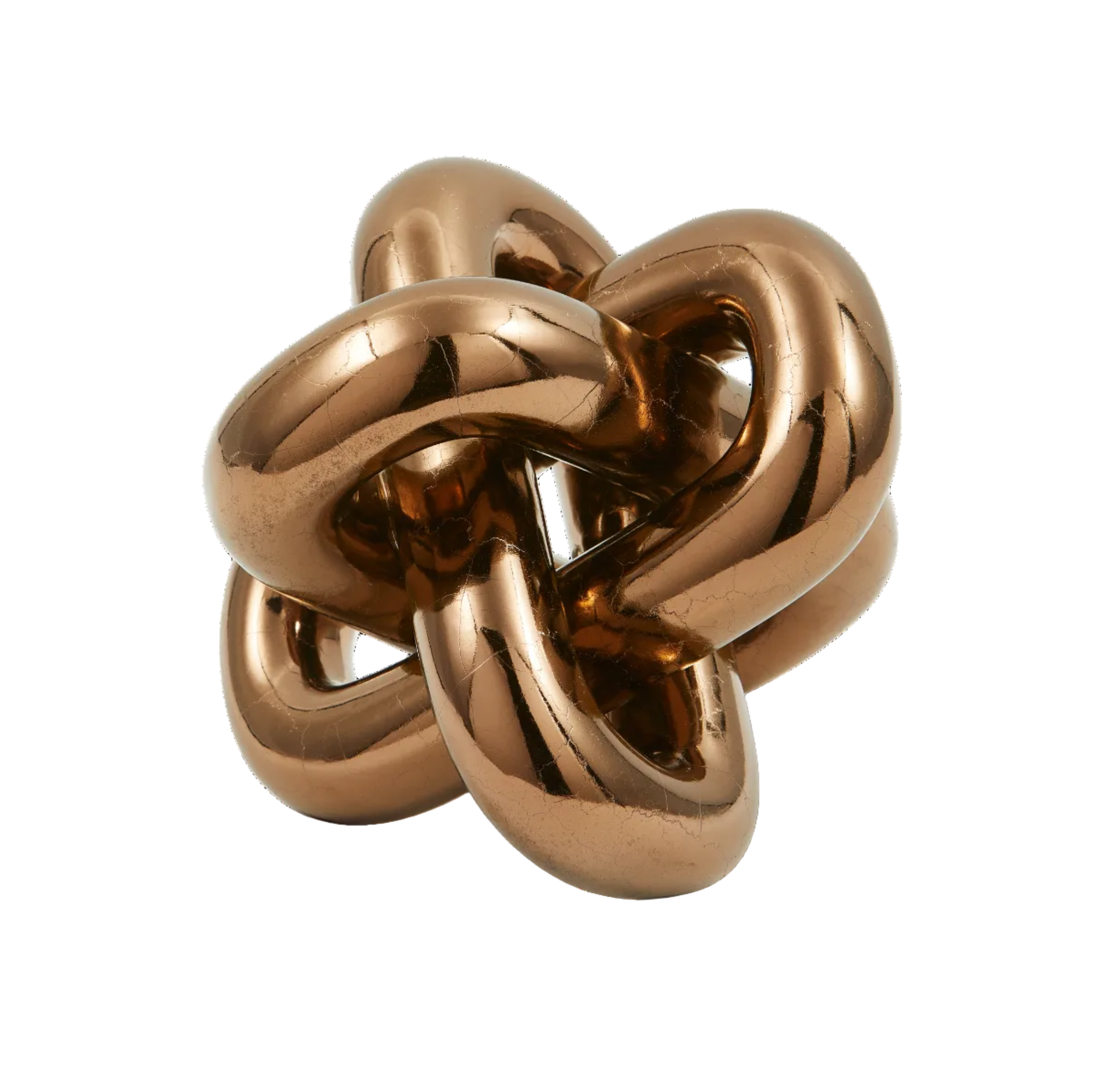 Figurka dekoracyjna MOVING CHAIN miedziany