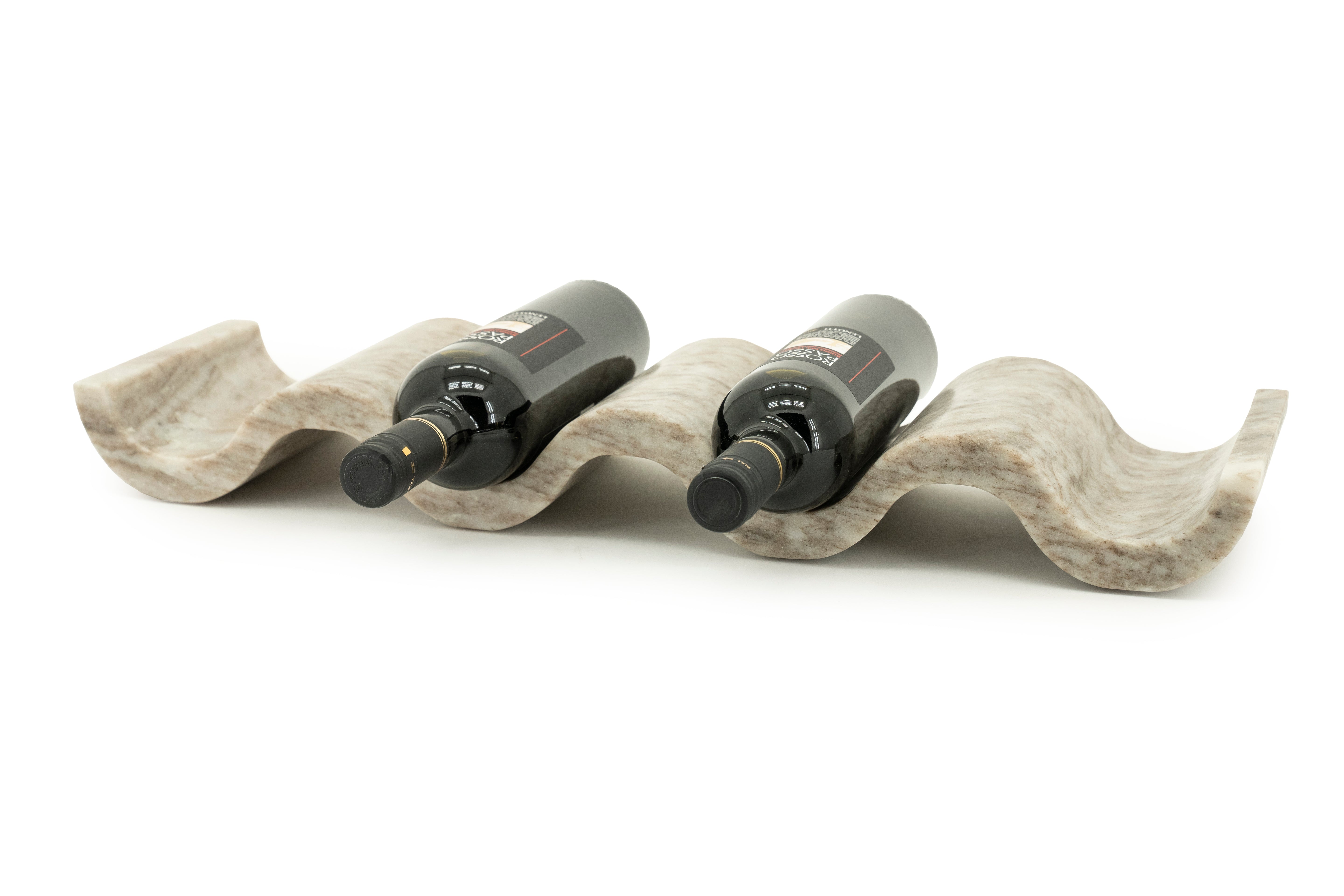 Stojak na wino AIREN szary marmur