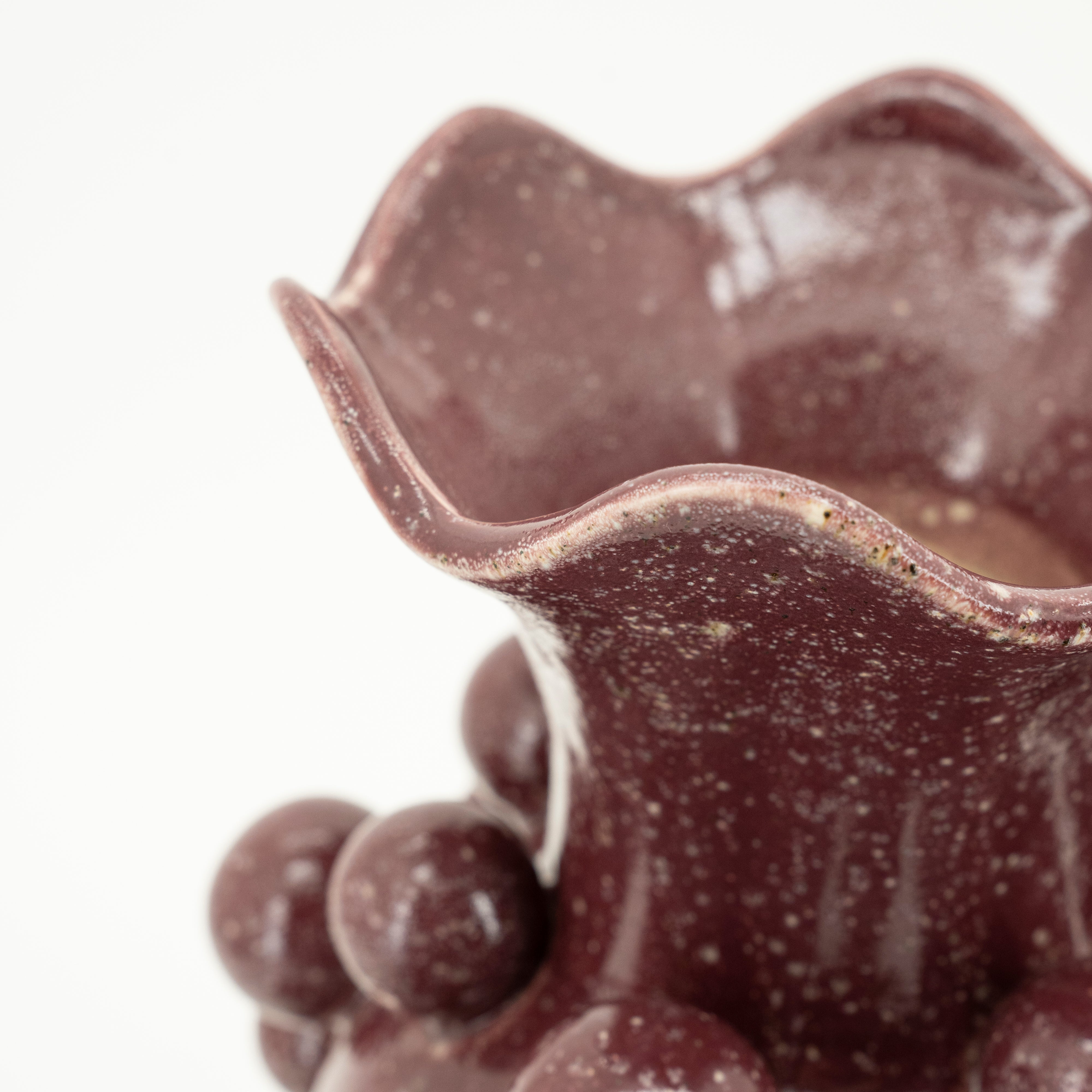 Wazon VIRO burgunderrot