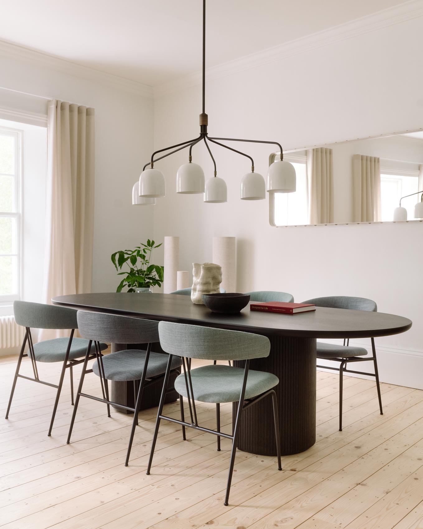 MOON Table Black Oak Veneer