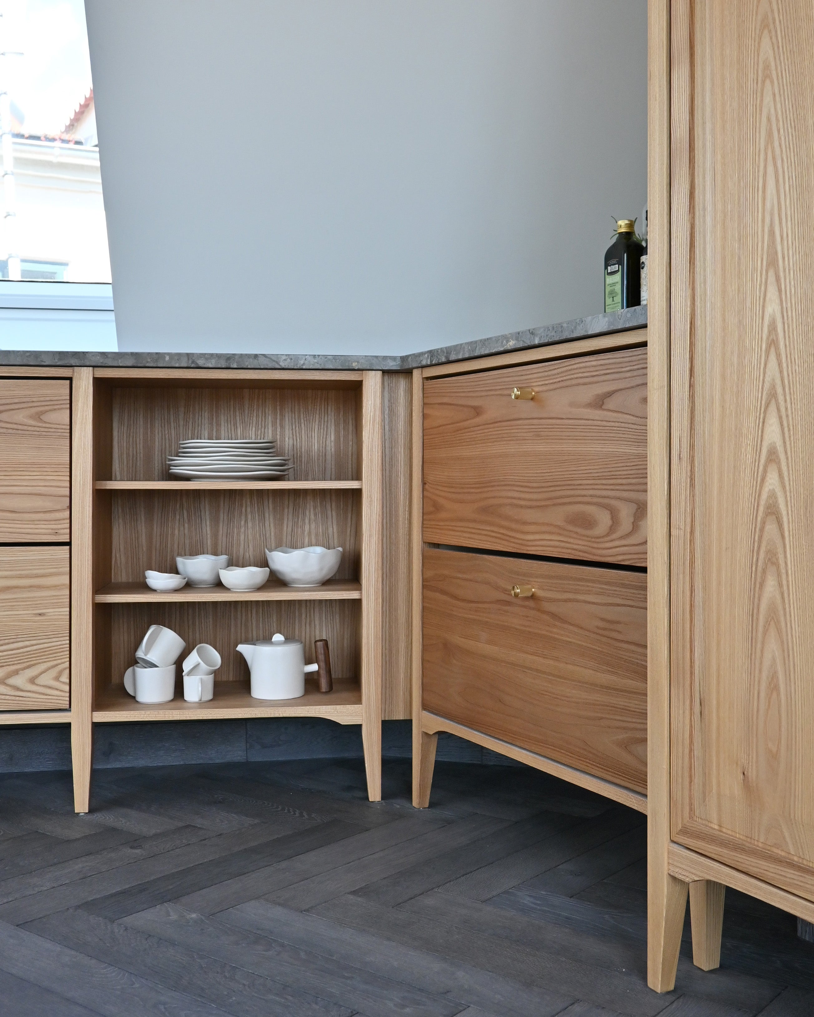 Set von Tassen NATIVE weiße Steinzeug