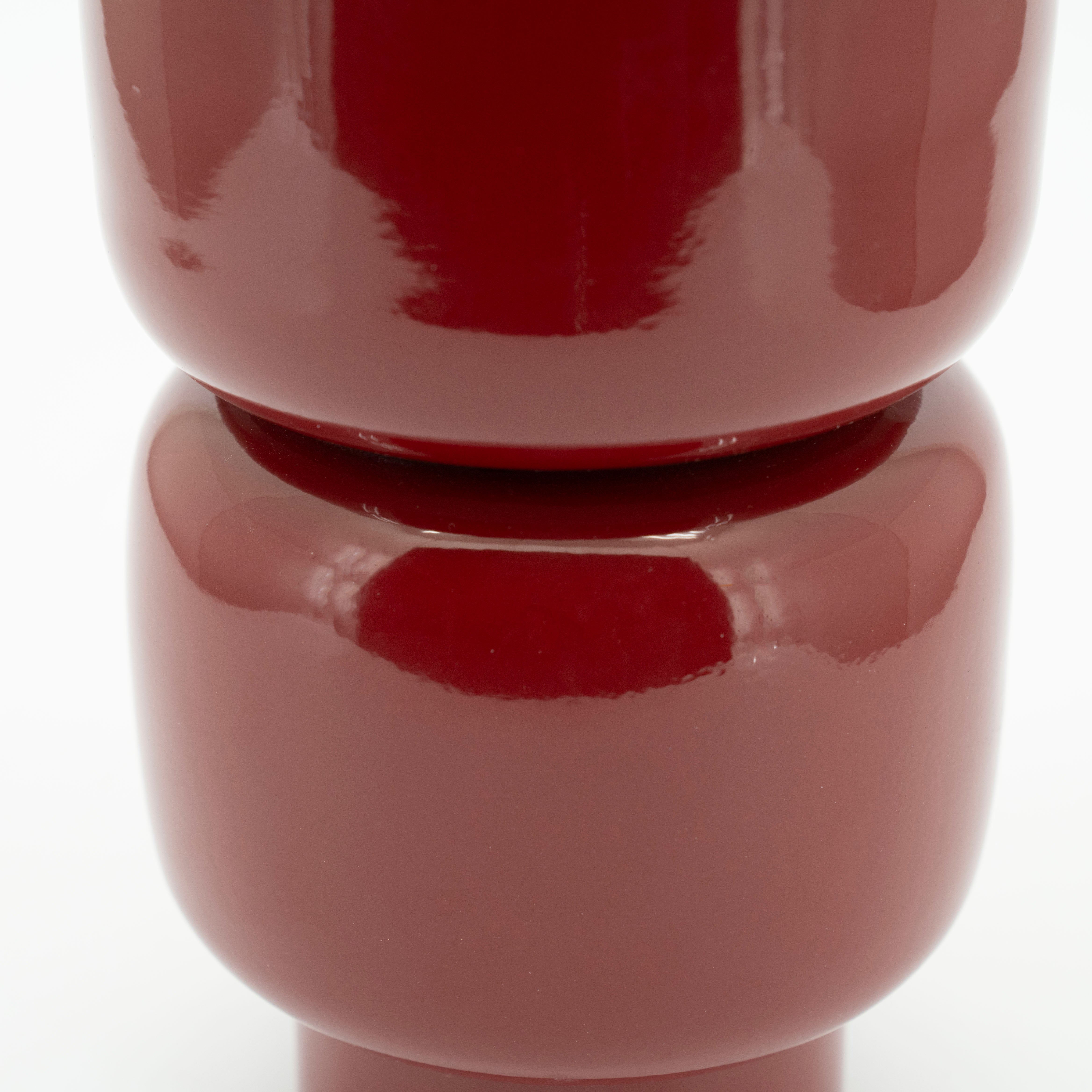 Wazon ROLLO burgundowy