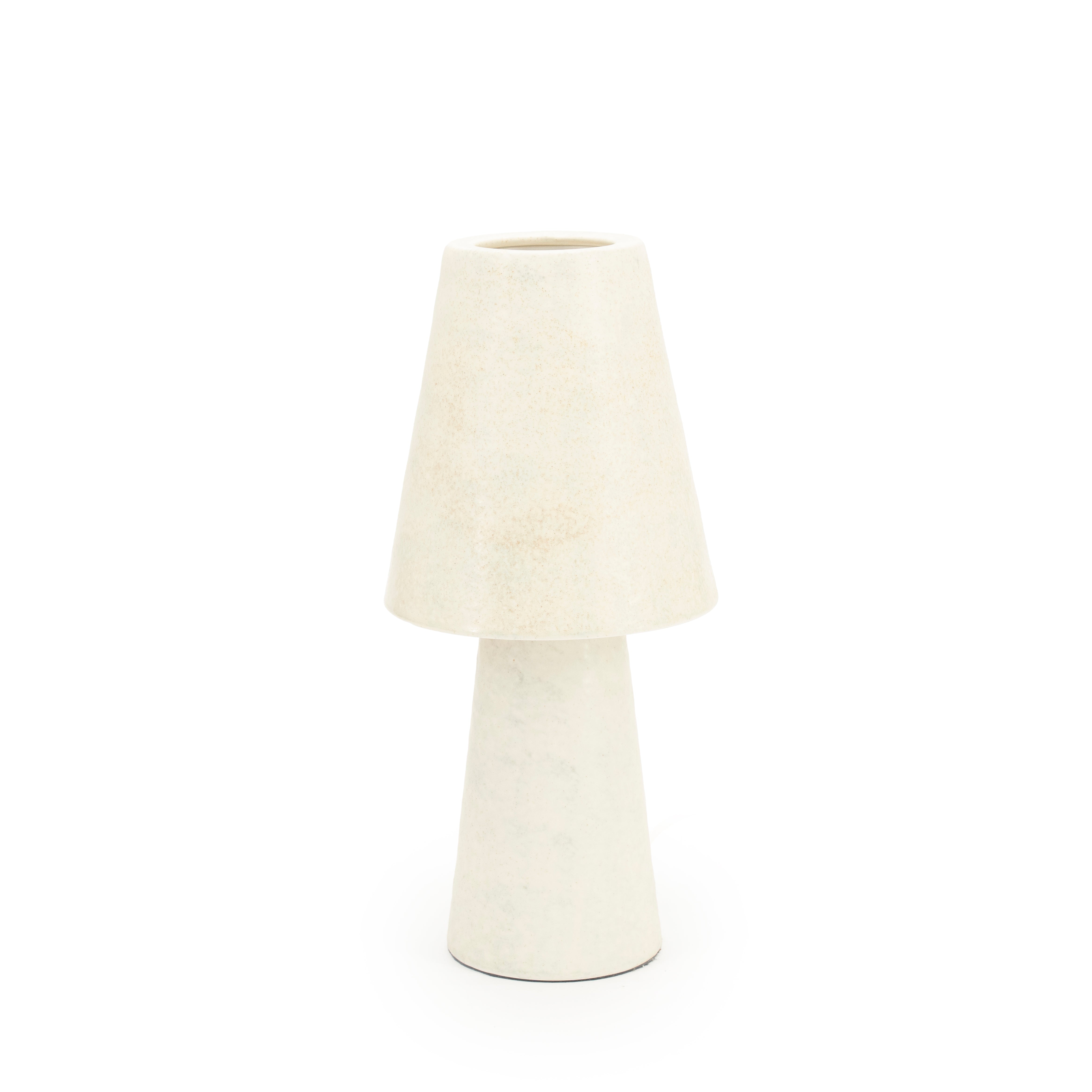 Lampa stołowa CLAYTON kremowy
