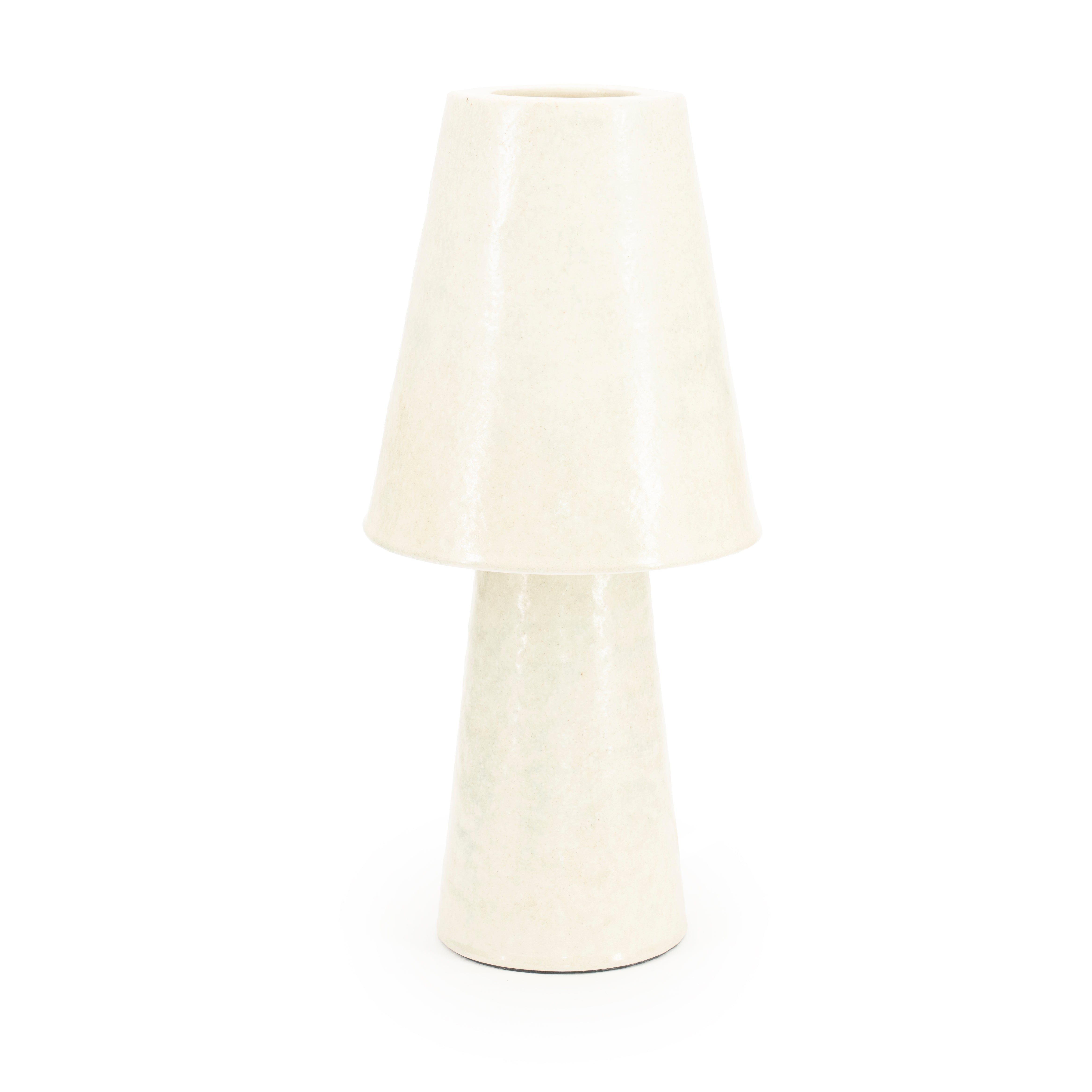 Lampa stołowa CLAYTON kremowy