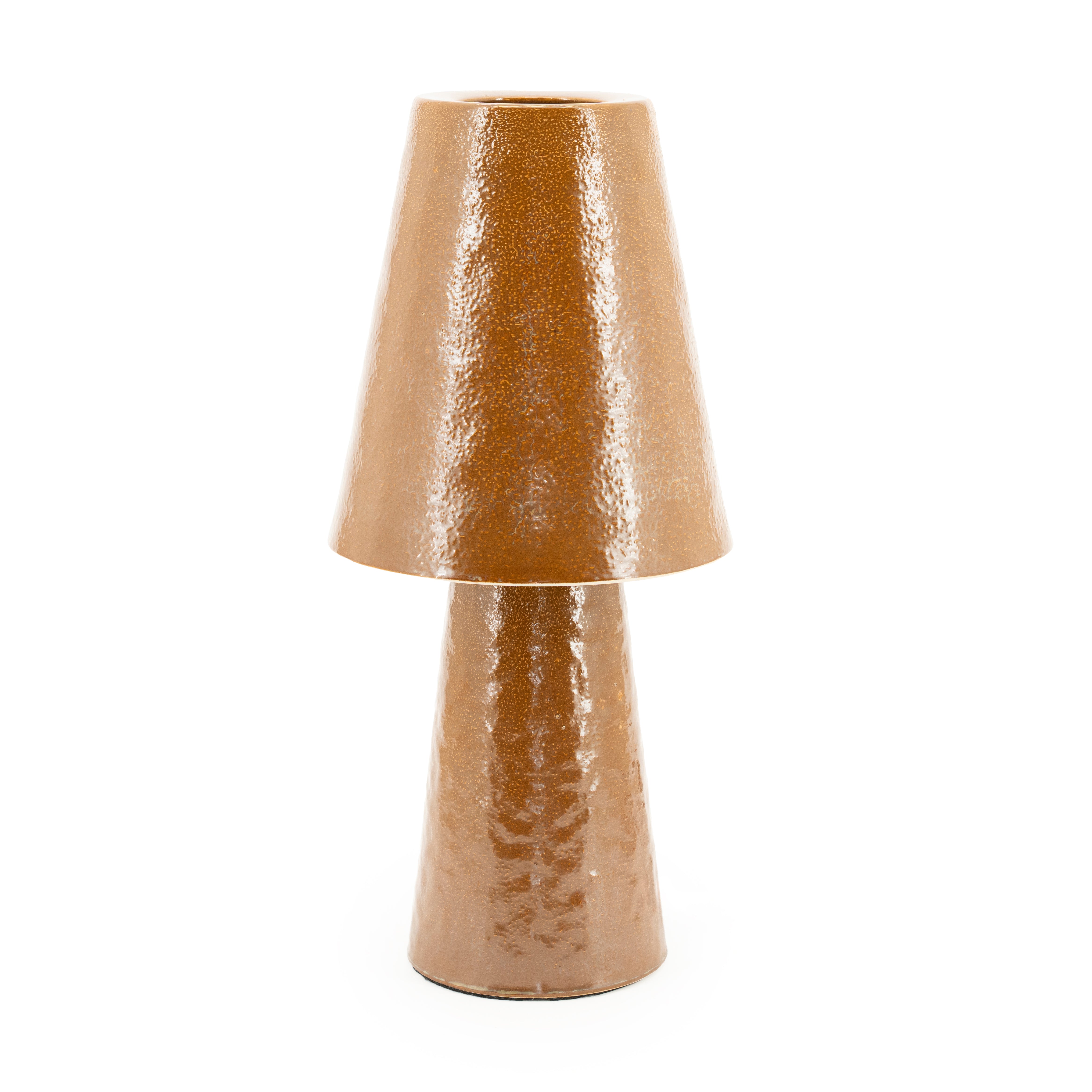 Lampa stołowa CLAYTON musztardowy