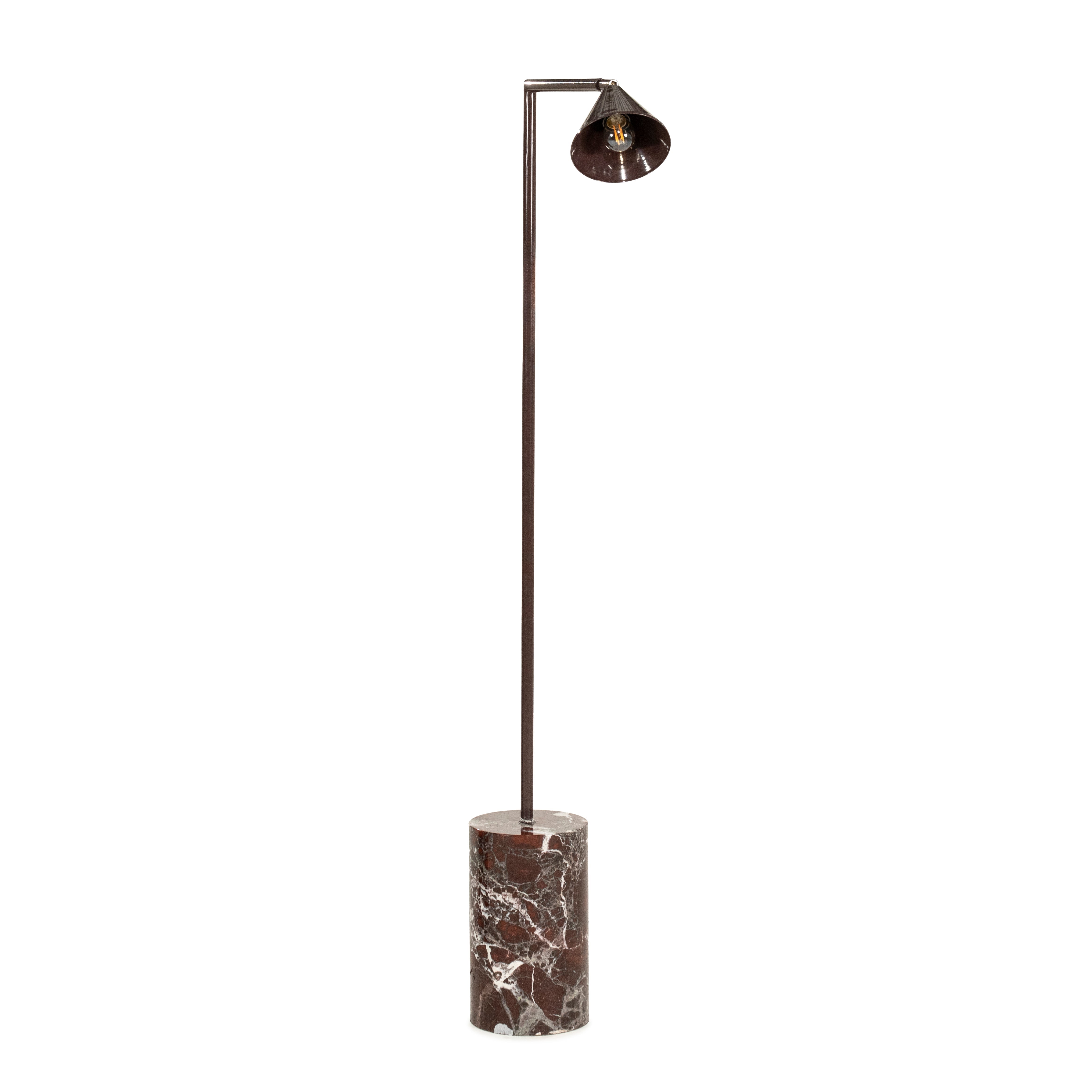 Lampa podłogowa LUMINA brązowy marmur