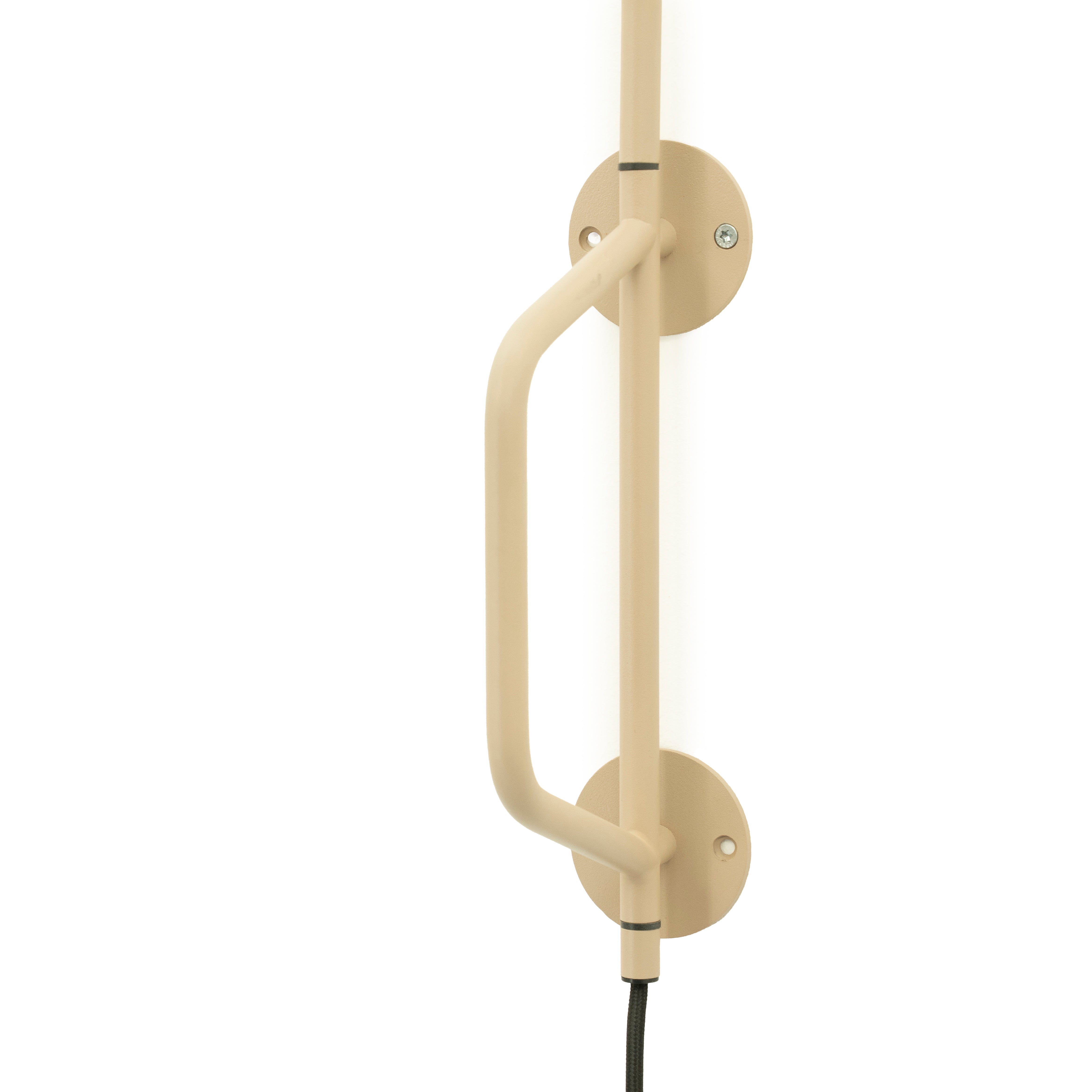 Lampa ścienna na wysięgniku CAPA kremowy