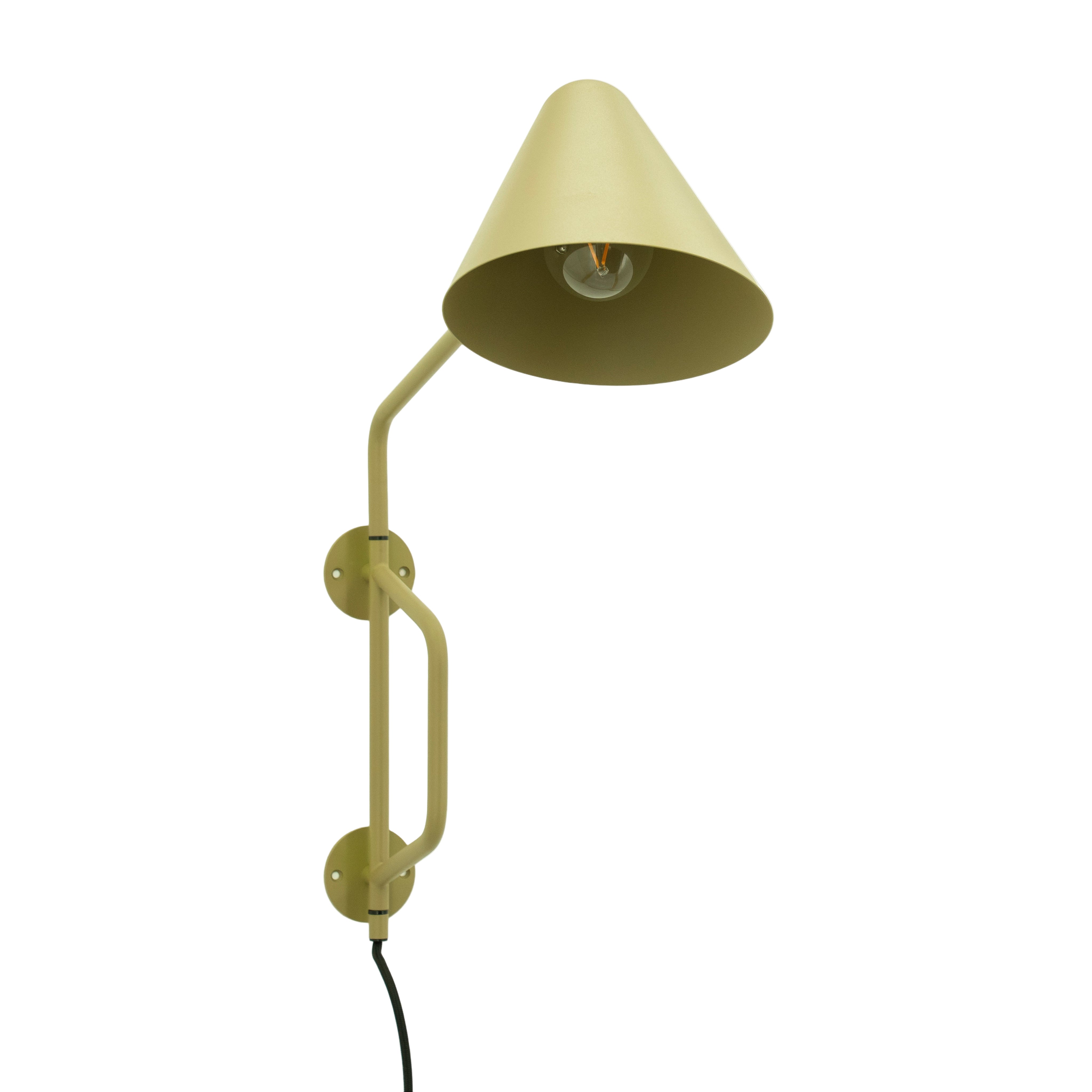 Lampa ścienna na wysięgniku CAPA zielony
