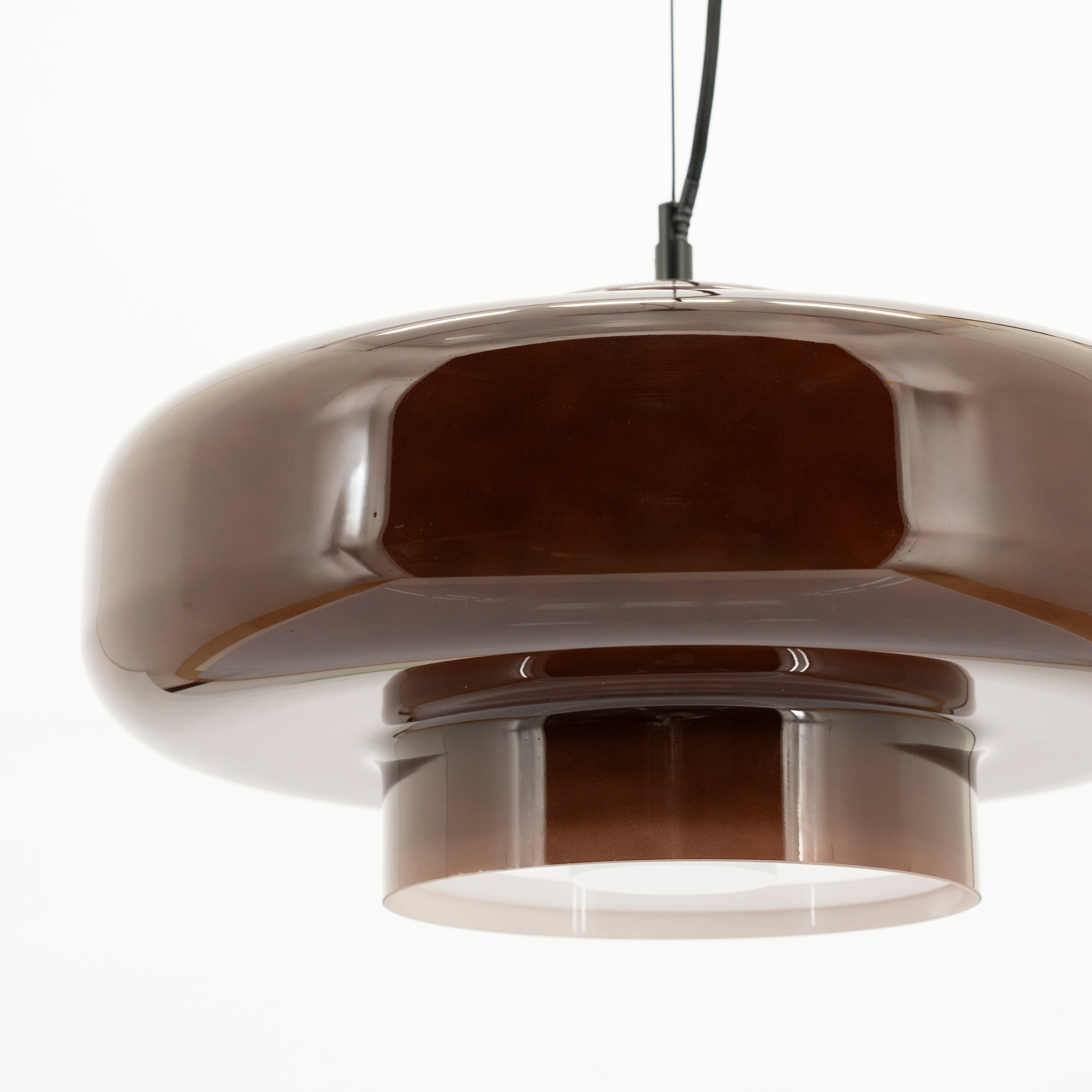 Lampa wisząca VETRO brązowy