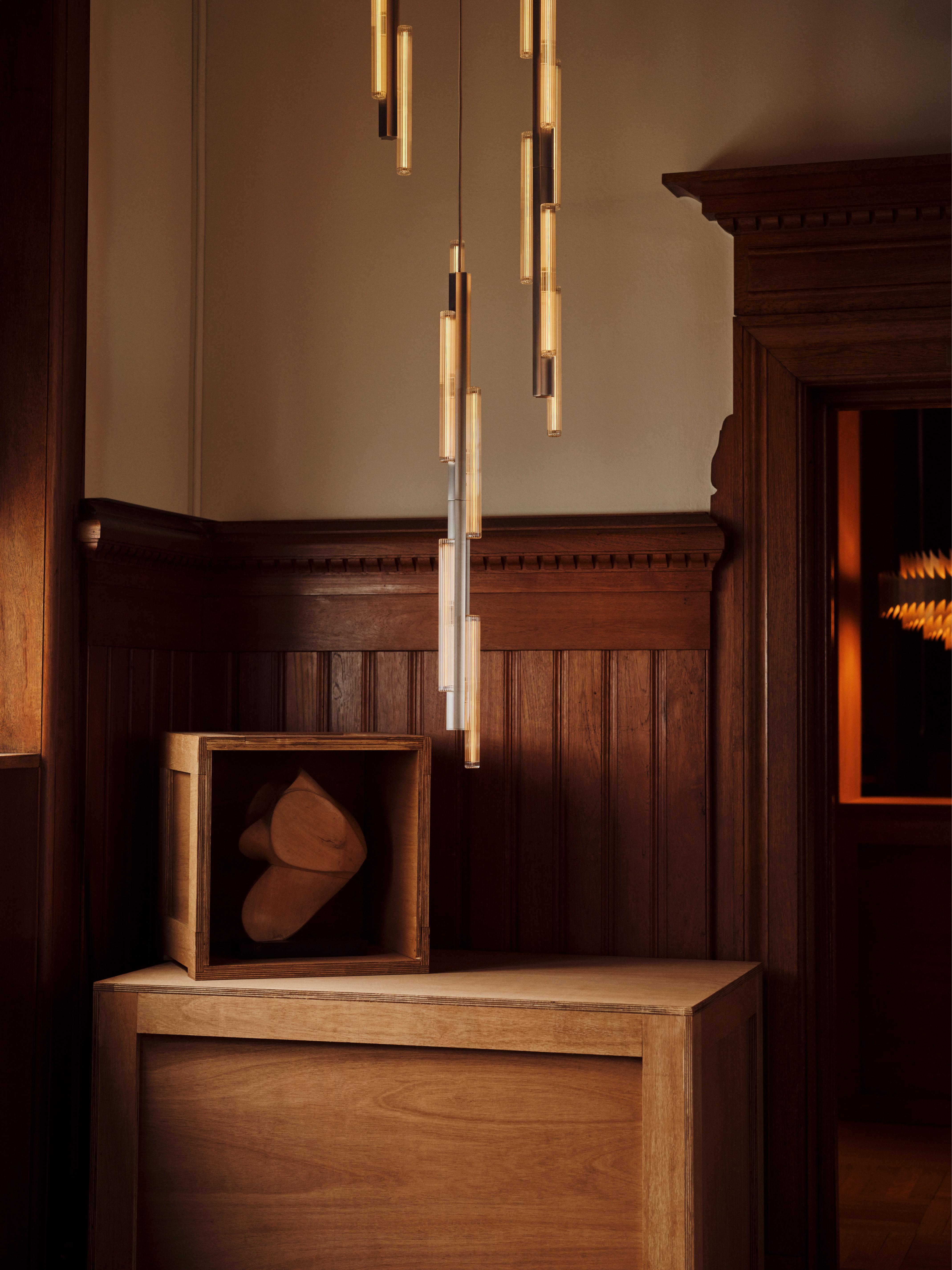 Lampa wisząca HAIL szczotkowany brąz