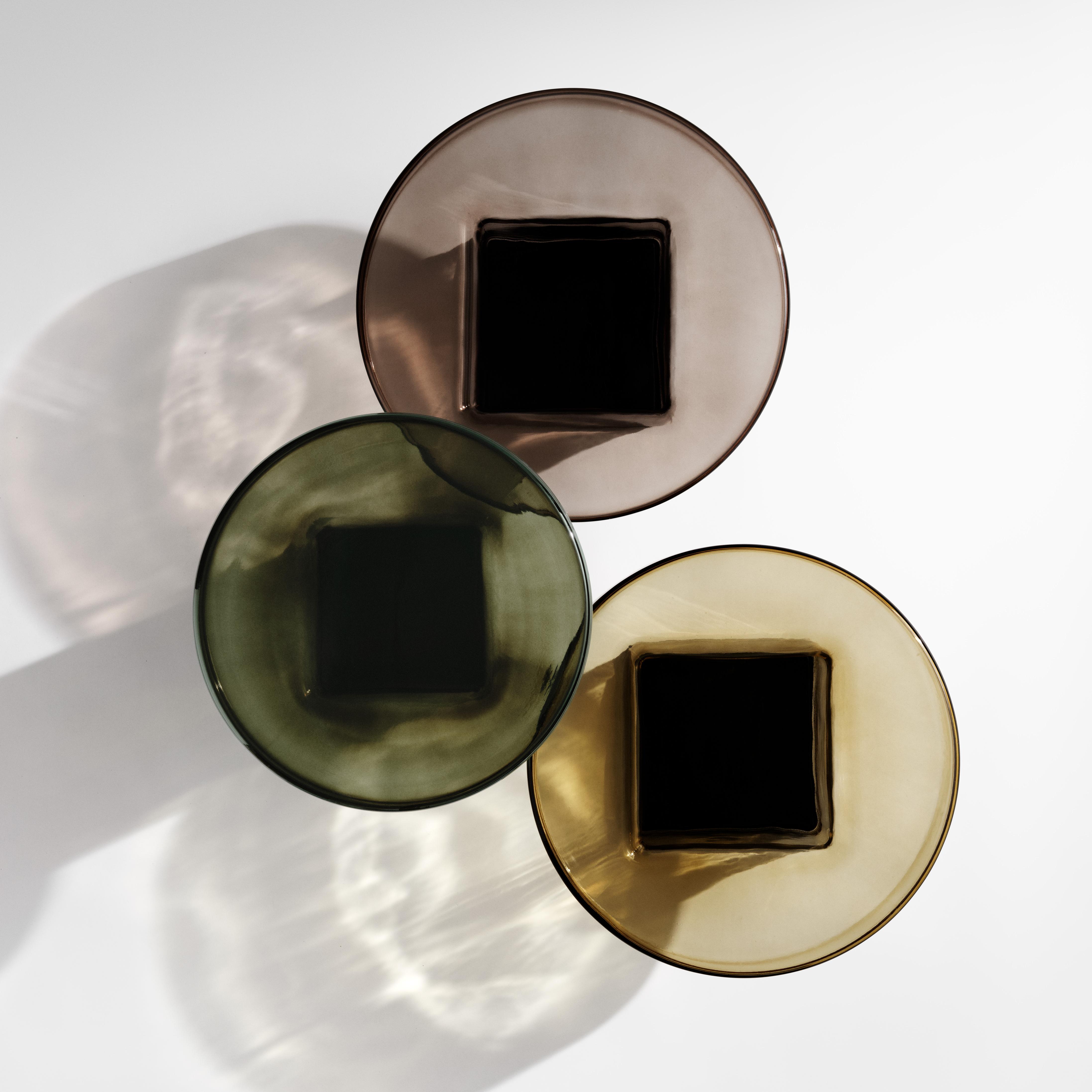 Kaffeetisch NAKED rauchiges Glas