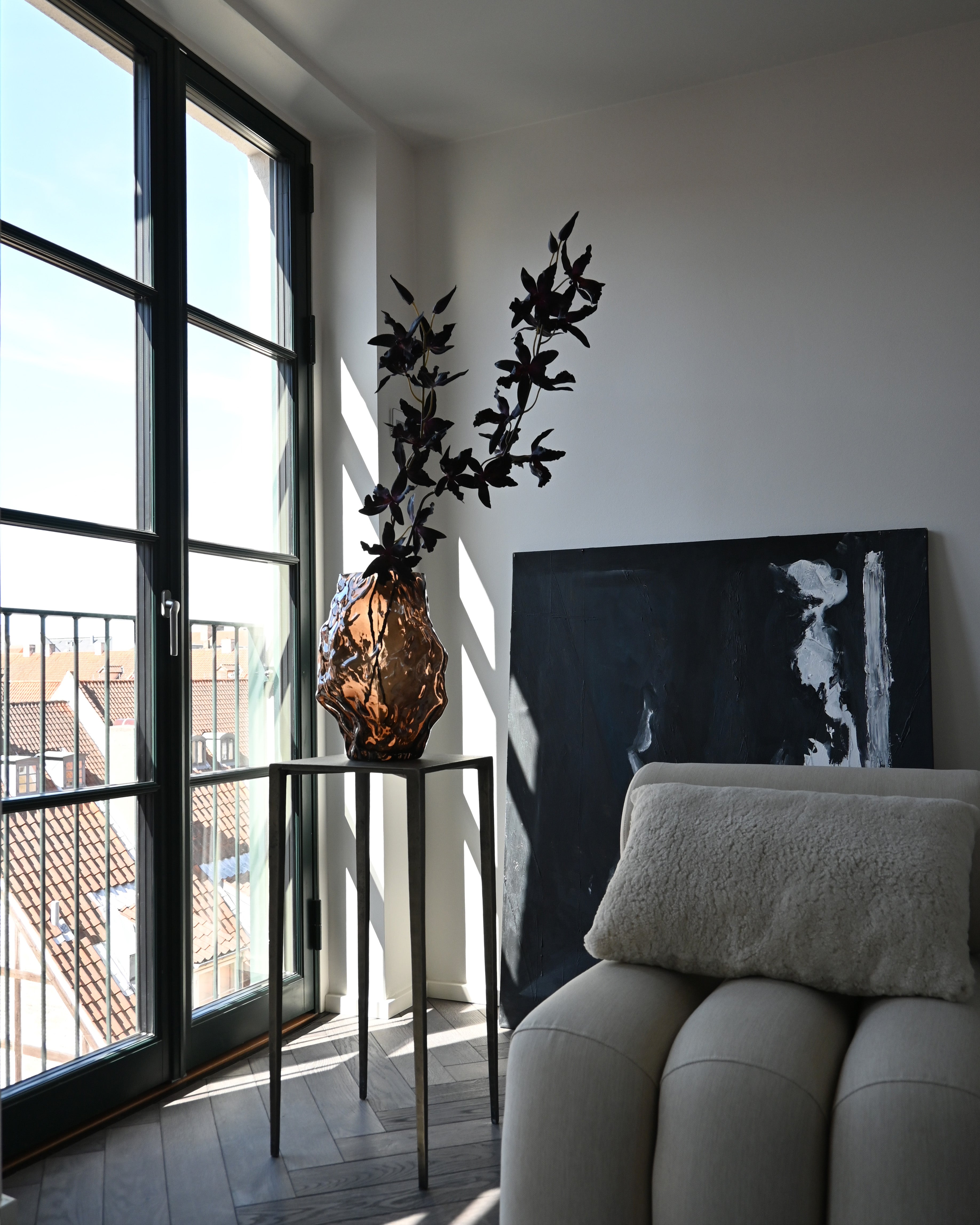 Wazon KATACHI brązowe szkło