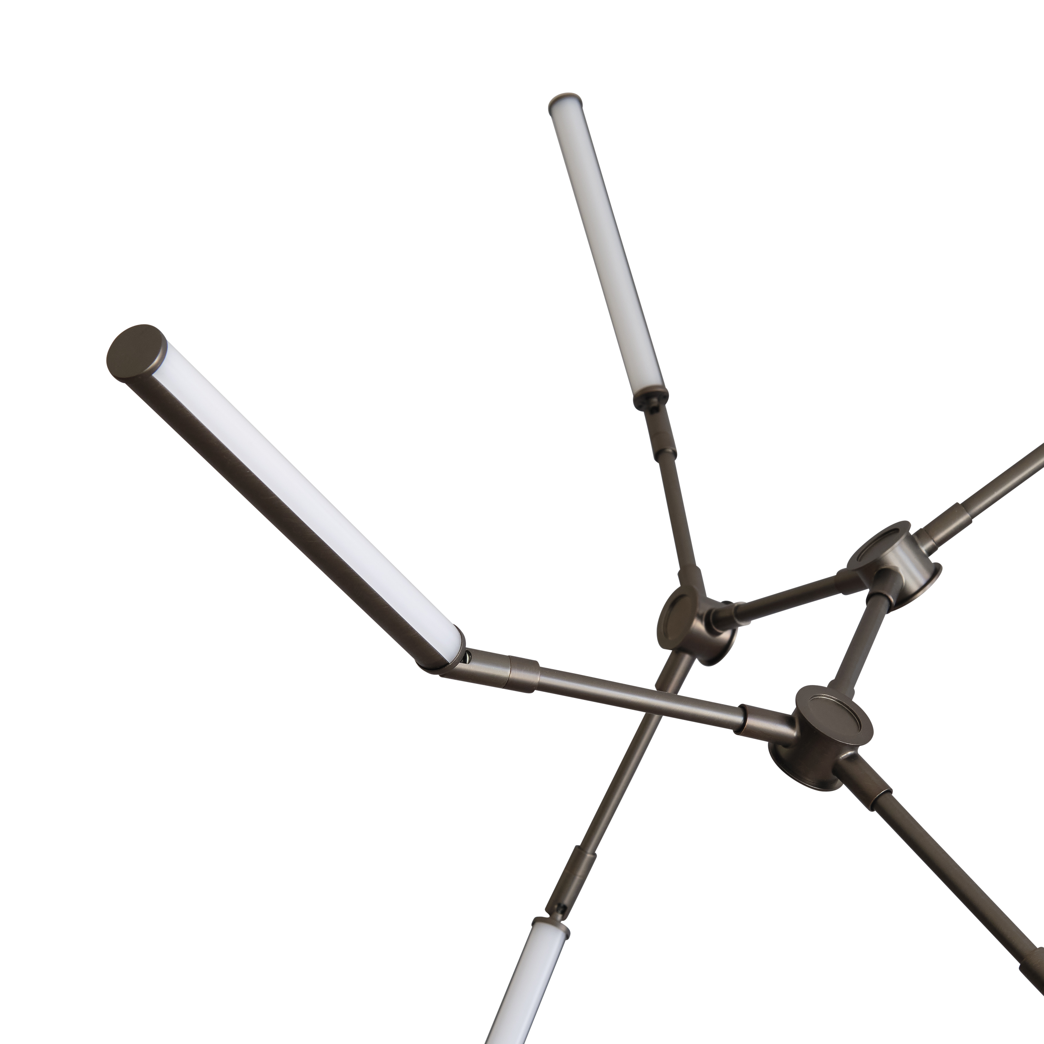 Żyrandol STICK brązowy