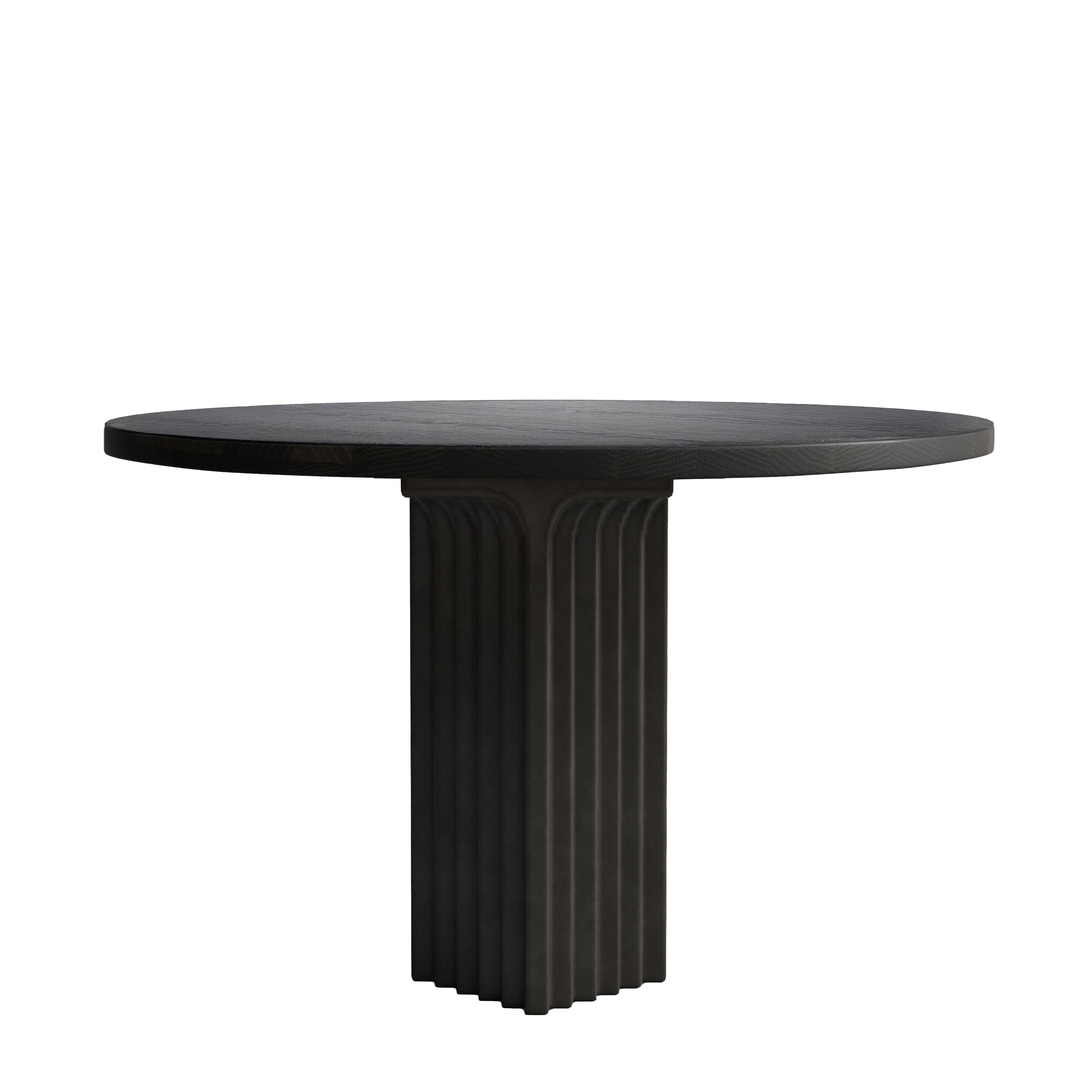 Round table ARC black oak
