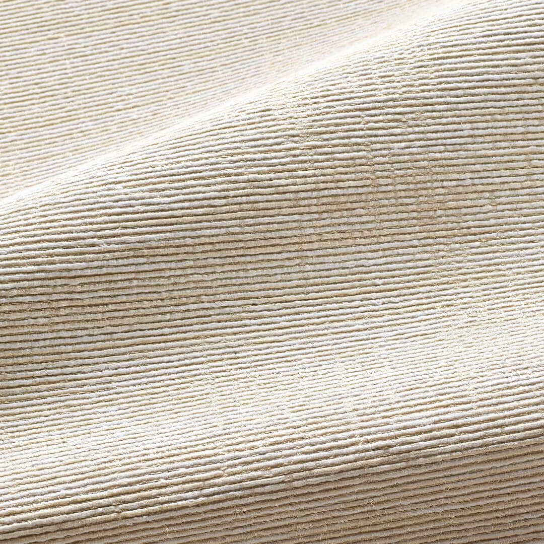 Textile wallpaper with a structural design resembling canvas ORCADE - IVORY ivory