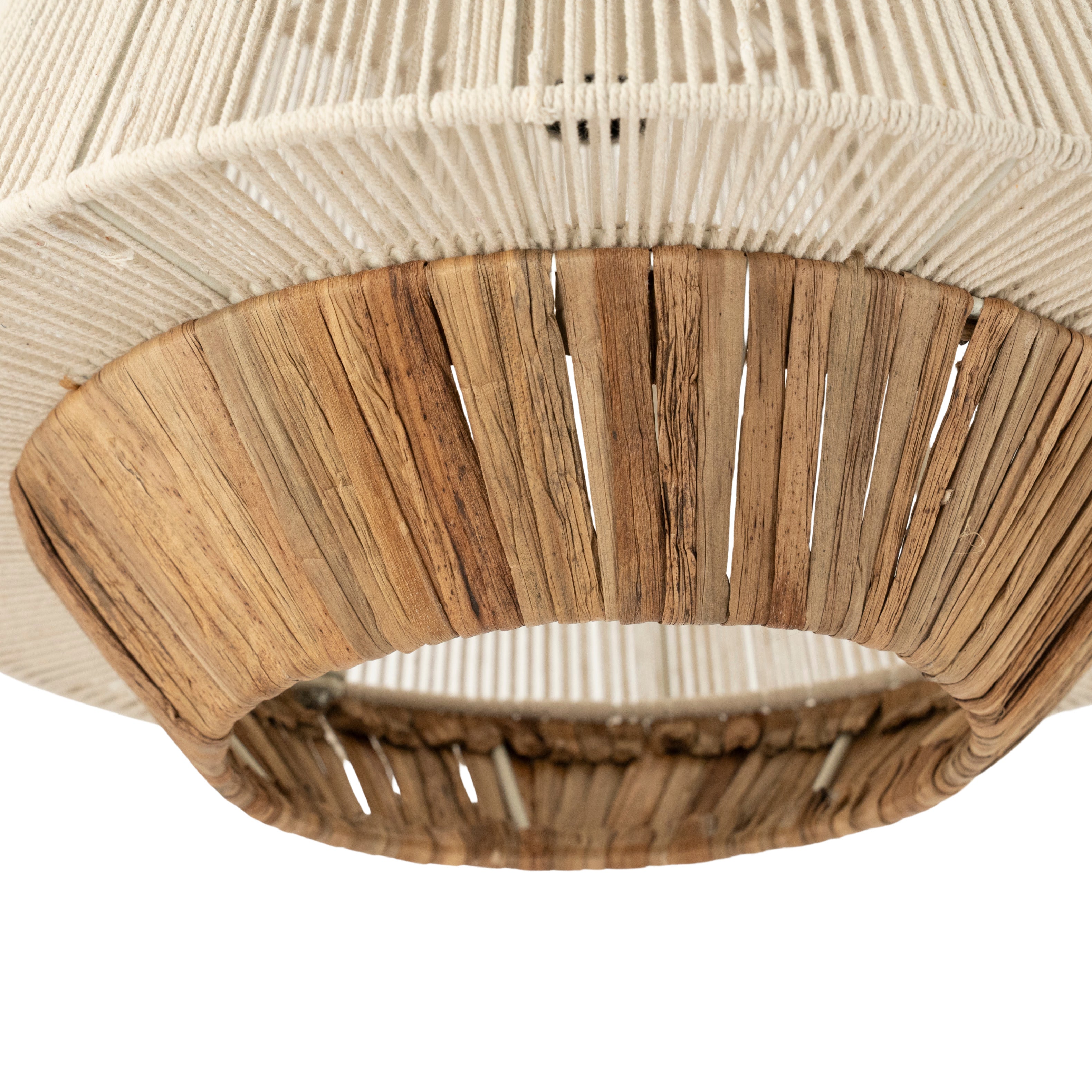 Lampa wisząca RAE 2 beżowy z brązowym