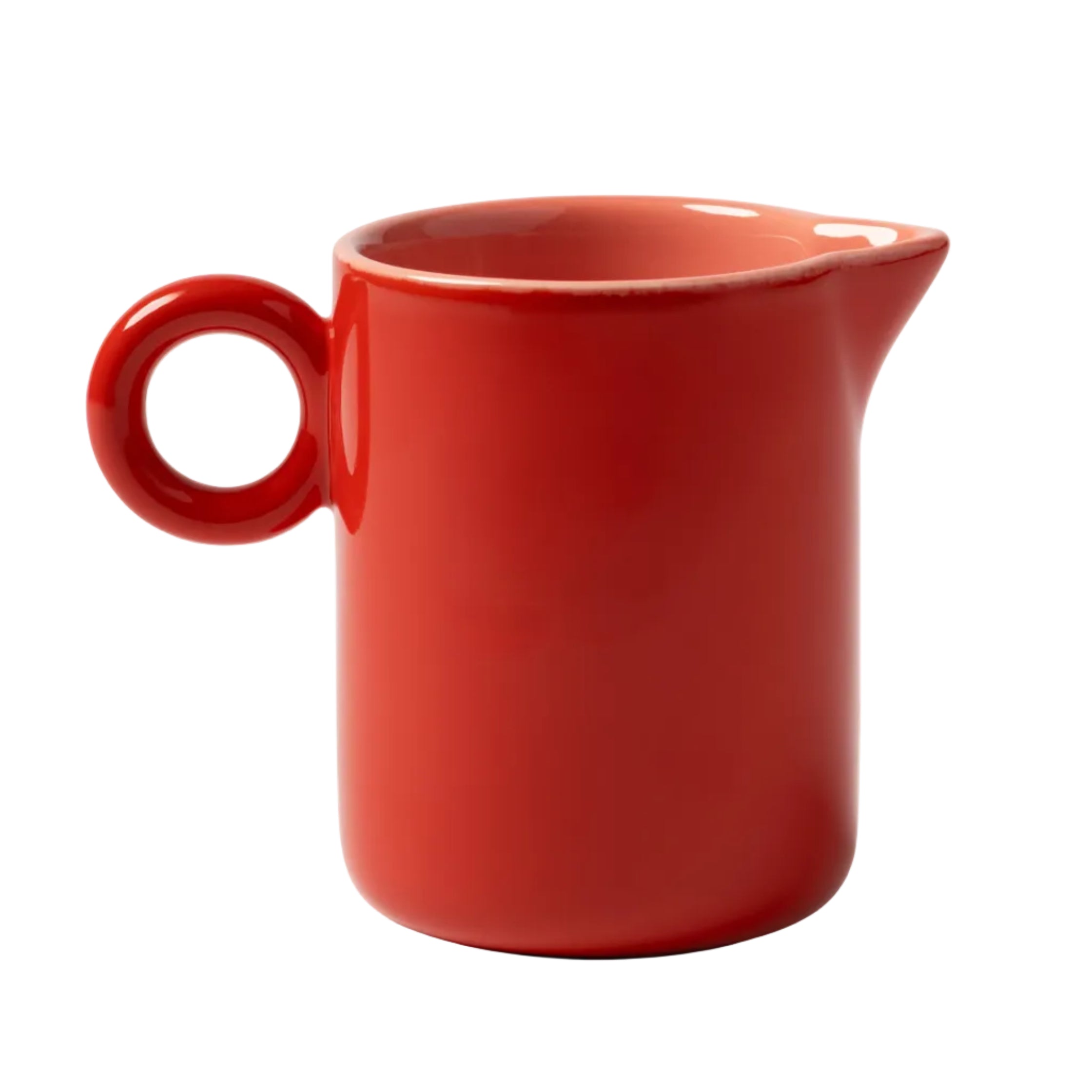 CHIQUITO Milk Jug Red Porcelain