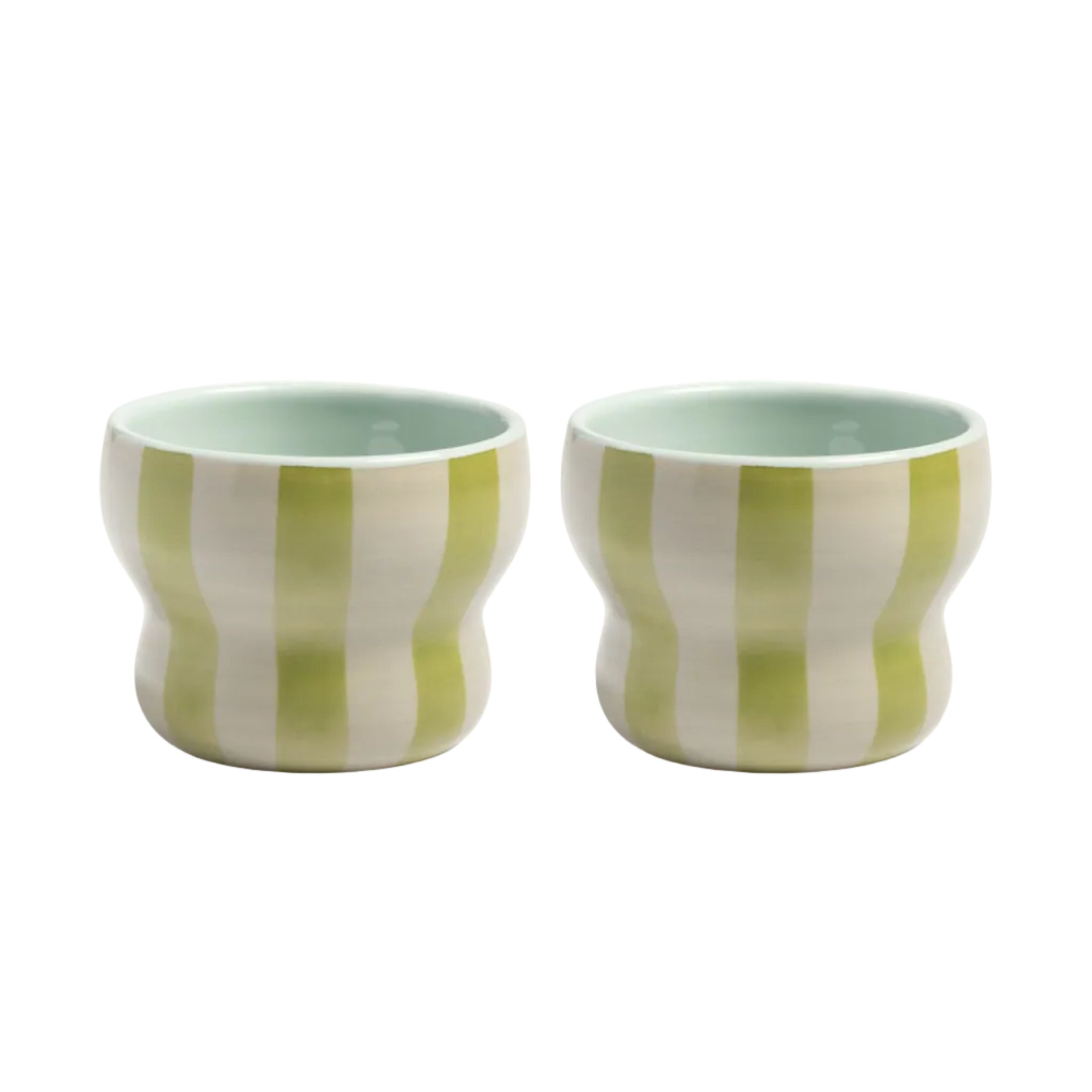 Set von Tassen CIRCUS grün