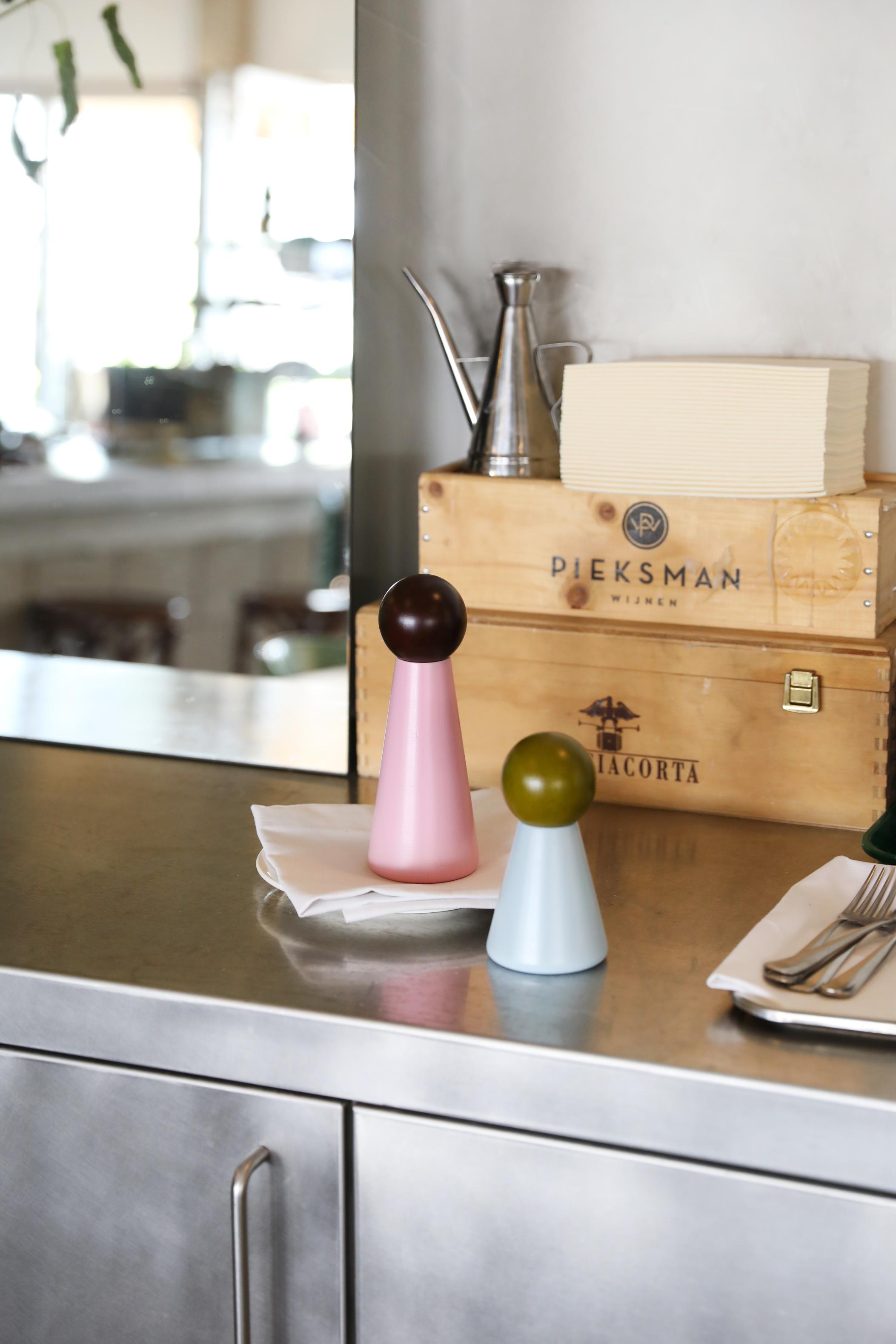 Młynek do przypraw HALMA SMALL niebieski z zielonym